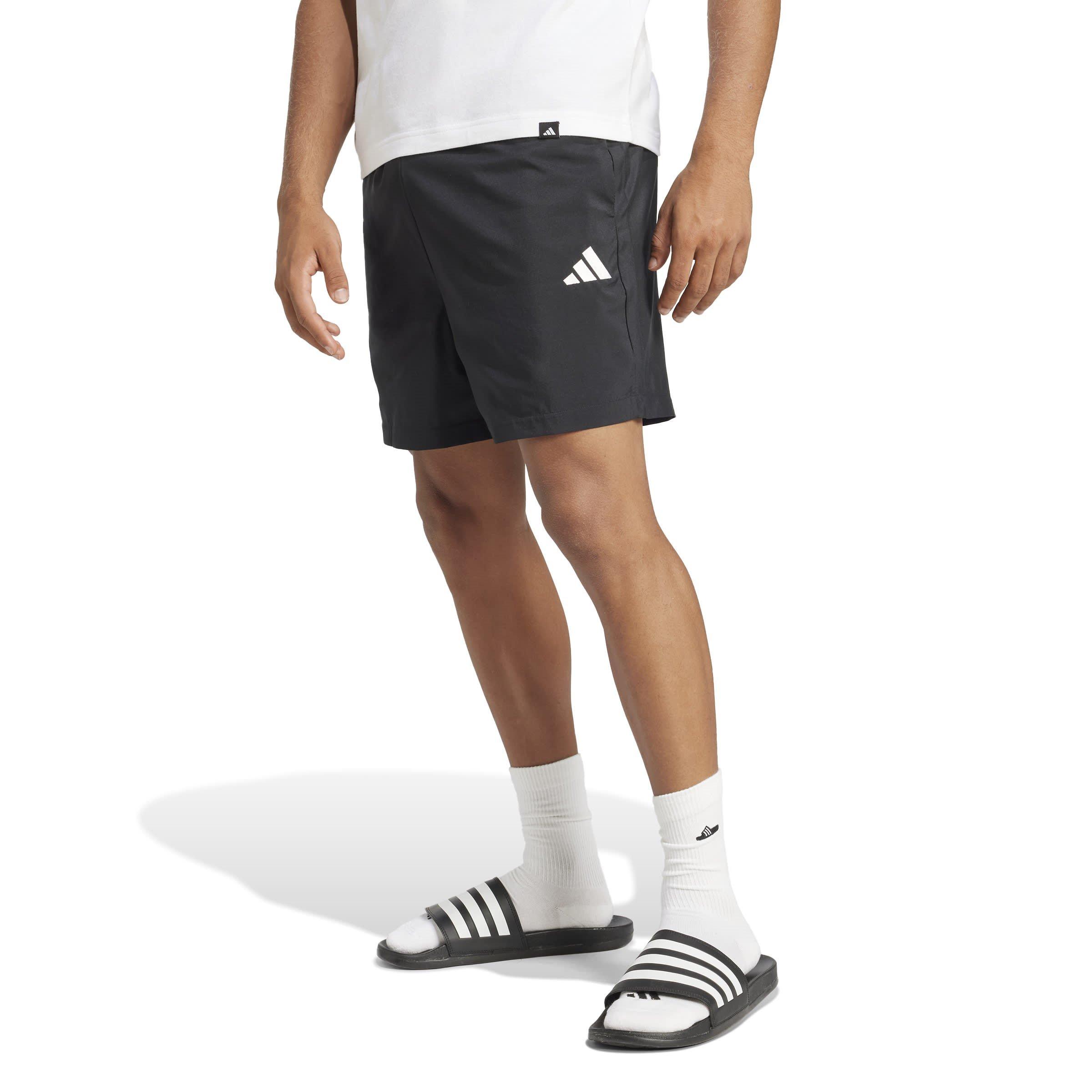 Black/White - adidas - Essentials Chelsea Small Logo Mens Shorts - 2