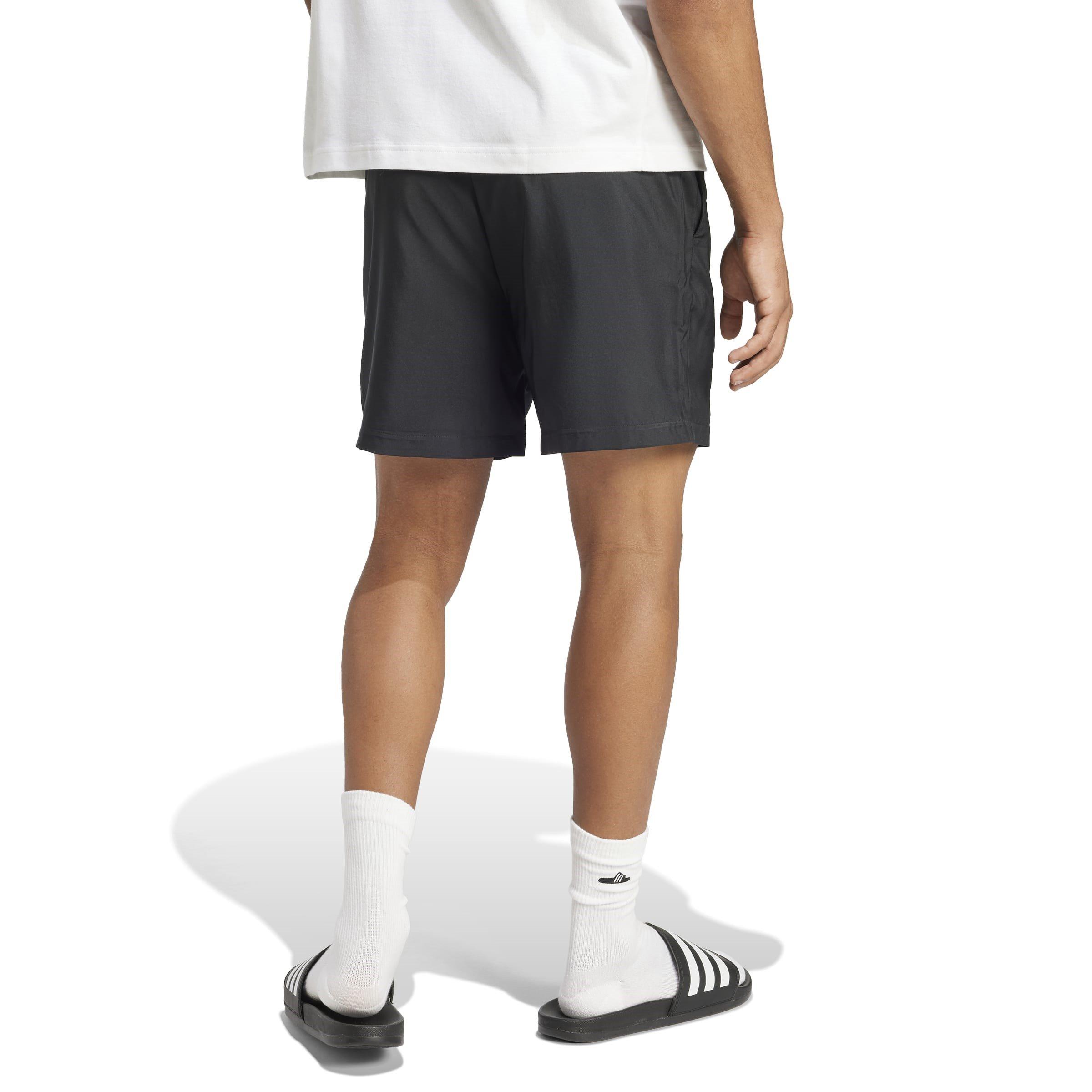 Black/White - adidas - Essentials Chelsea Small Logo Mens Shorts - 3