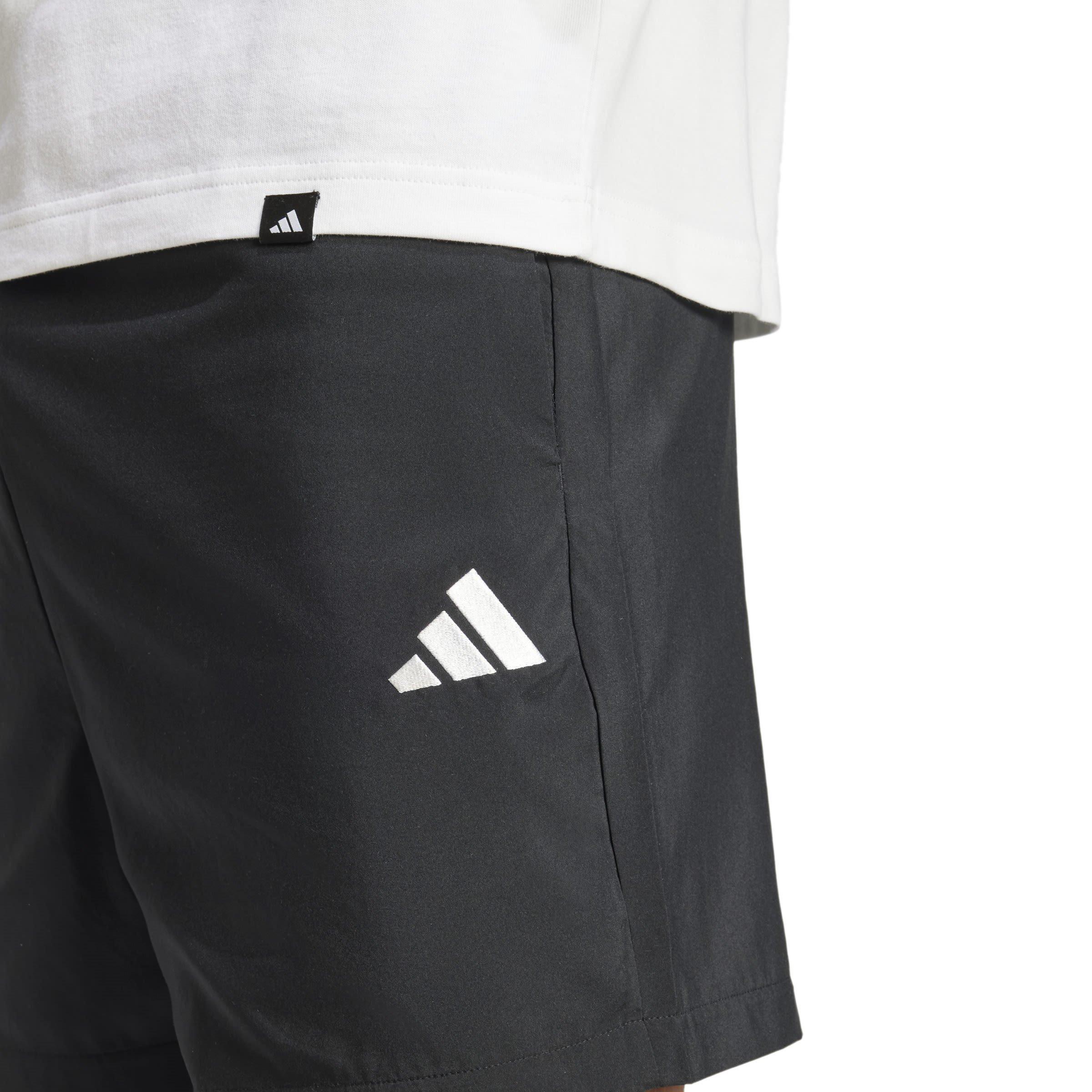 Black/White - adidas - Essentials Chelsea Small Logo Mens Shorts - 5