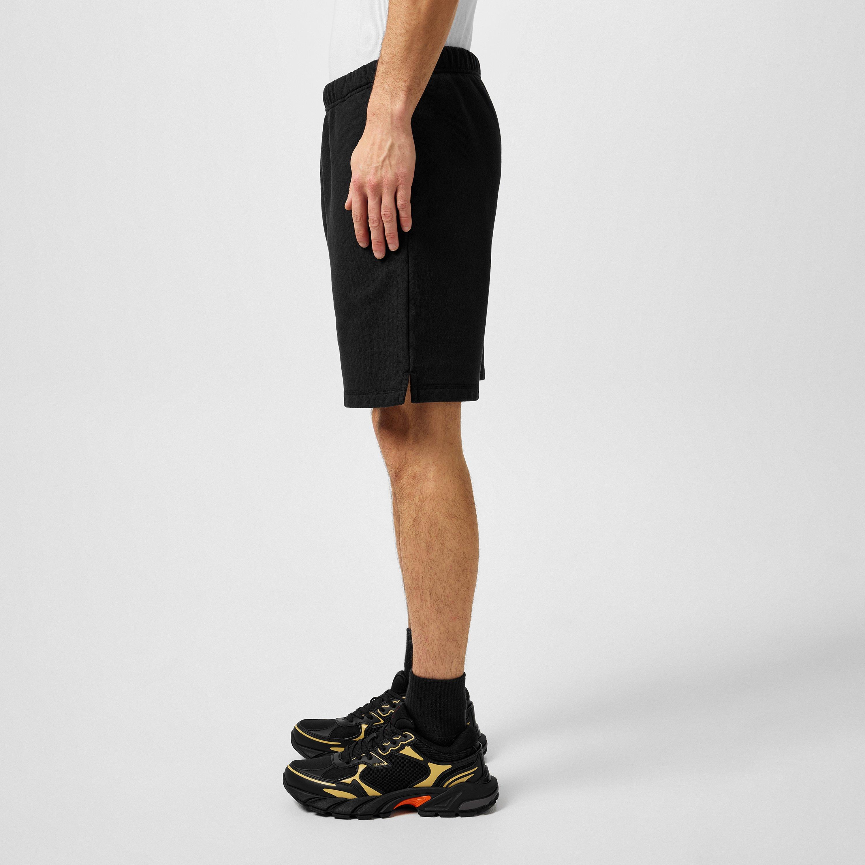 Black - Heron Preston - Men's Fleece Jogger Shorts - 2