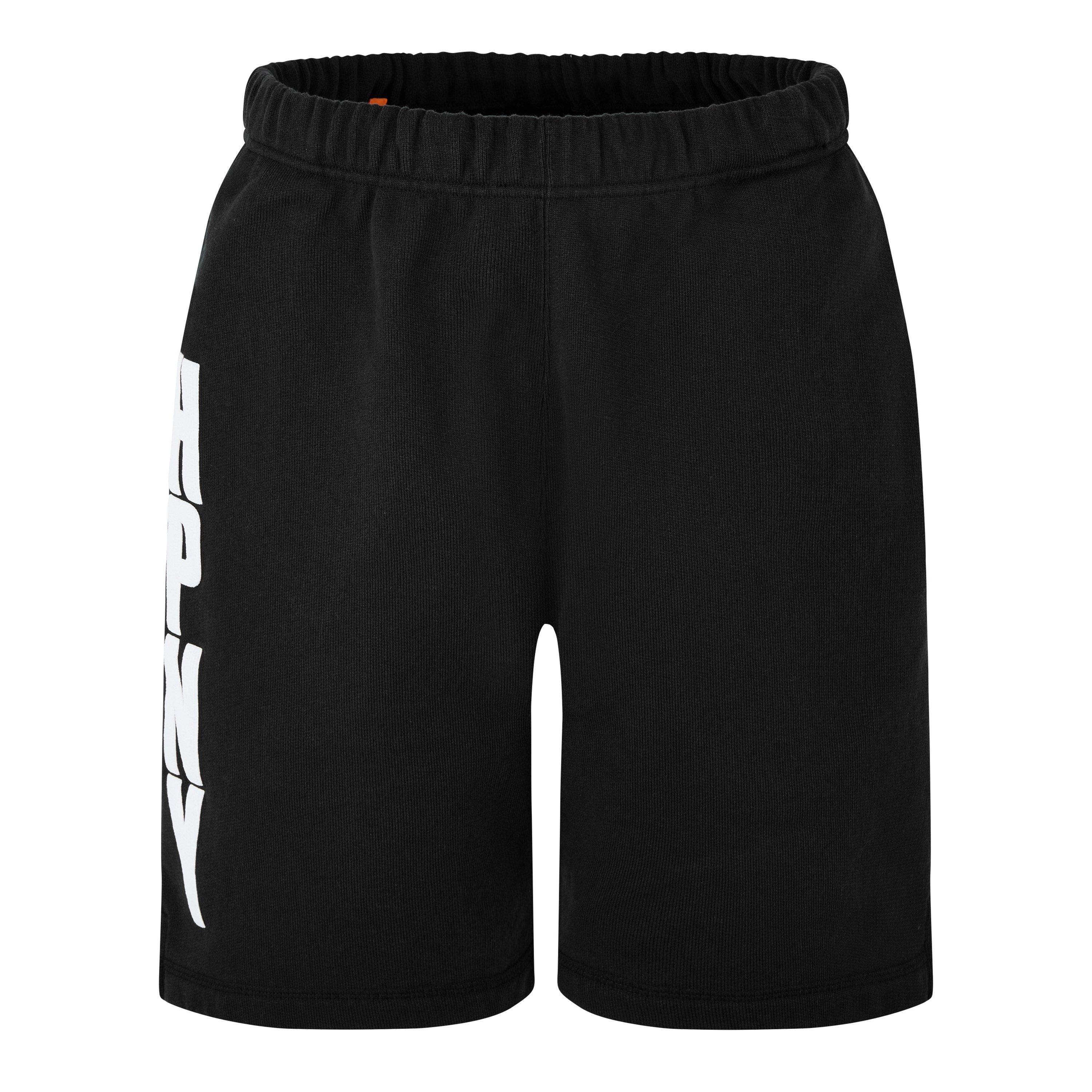 Black - Heron Preston - Men's Fleece Jogger Shorts - 5