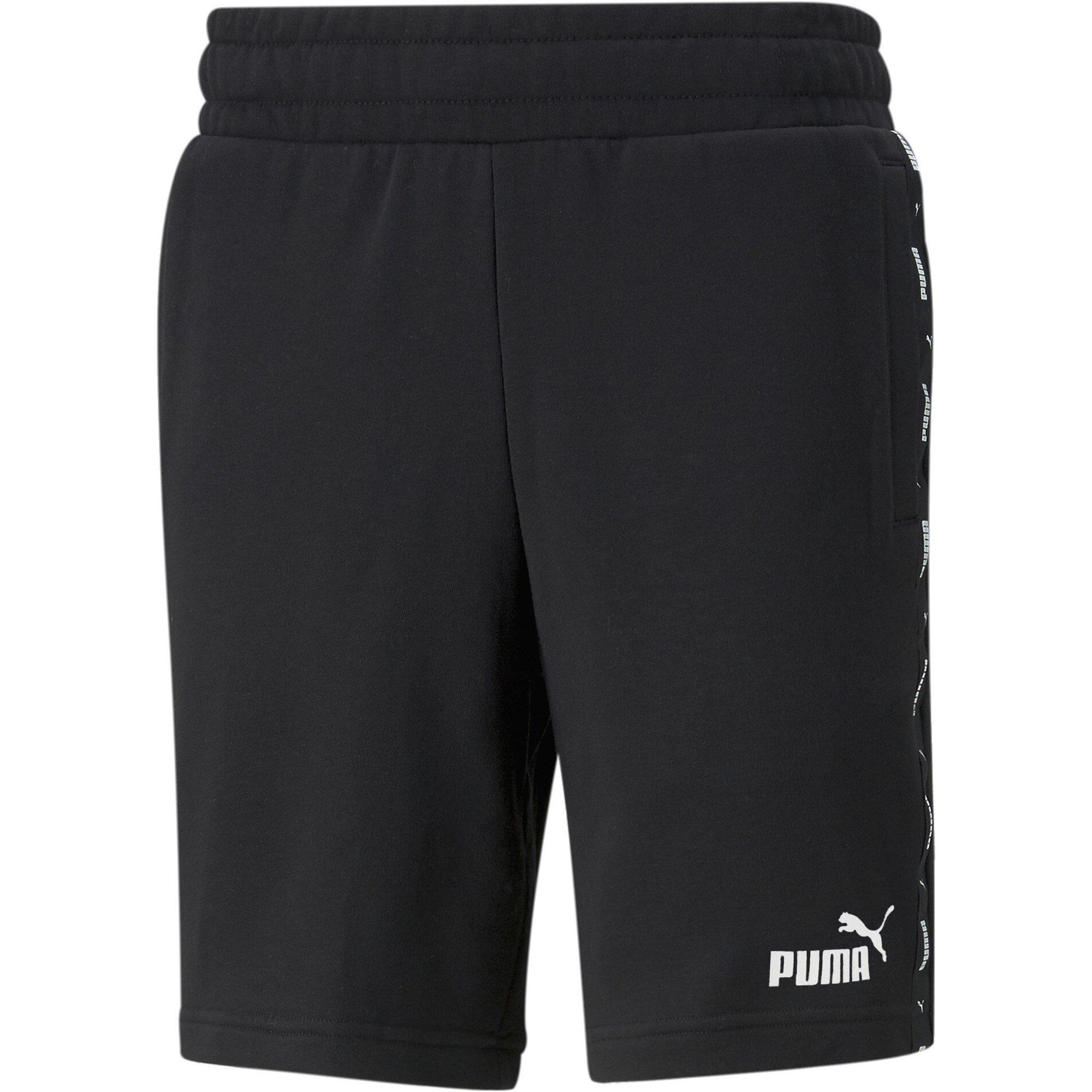 PUMA BLACK - Puma - Men's Fleece Jogger Shorts - 1