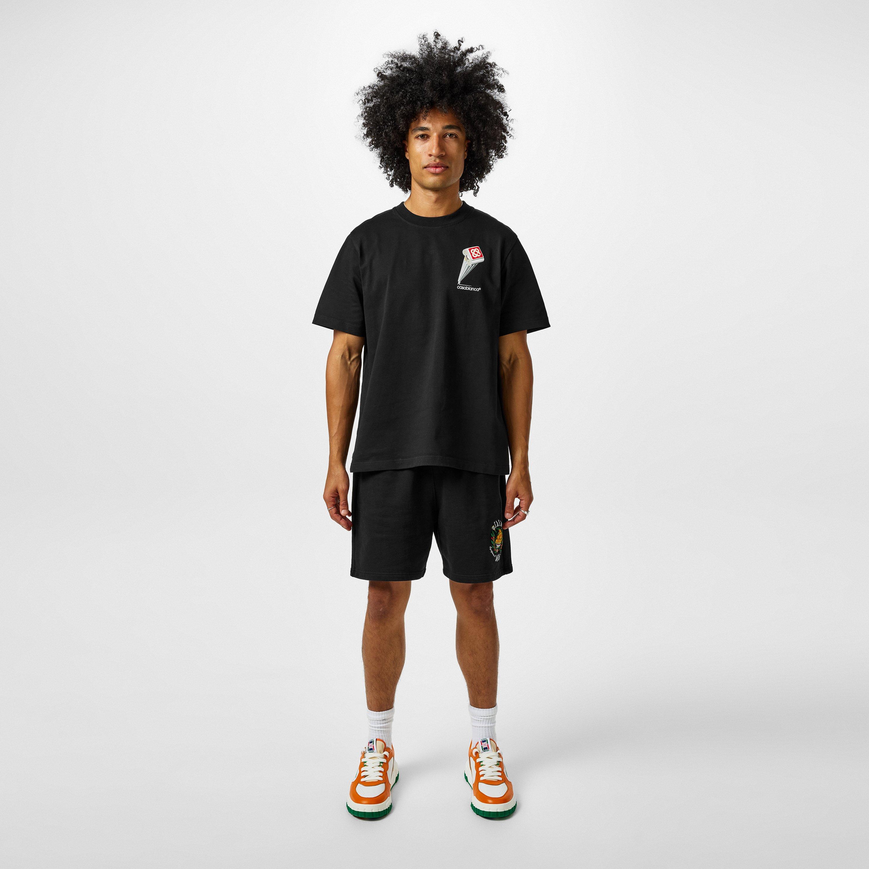 Black - Casablanca - Casa Way Track Shorts - 4