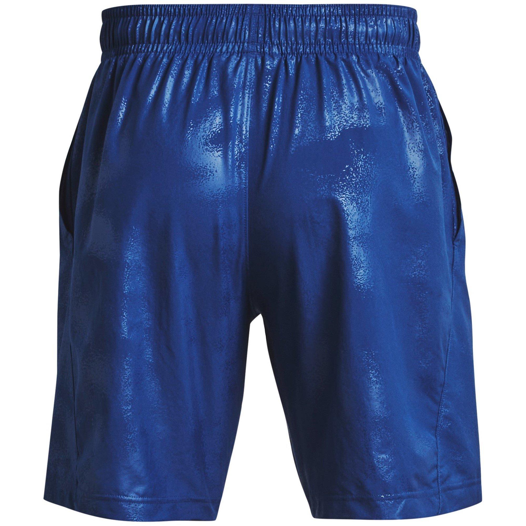 Blå - Under Armour - Woven Emboss Gym Shorts Mens - 7