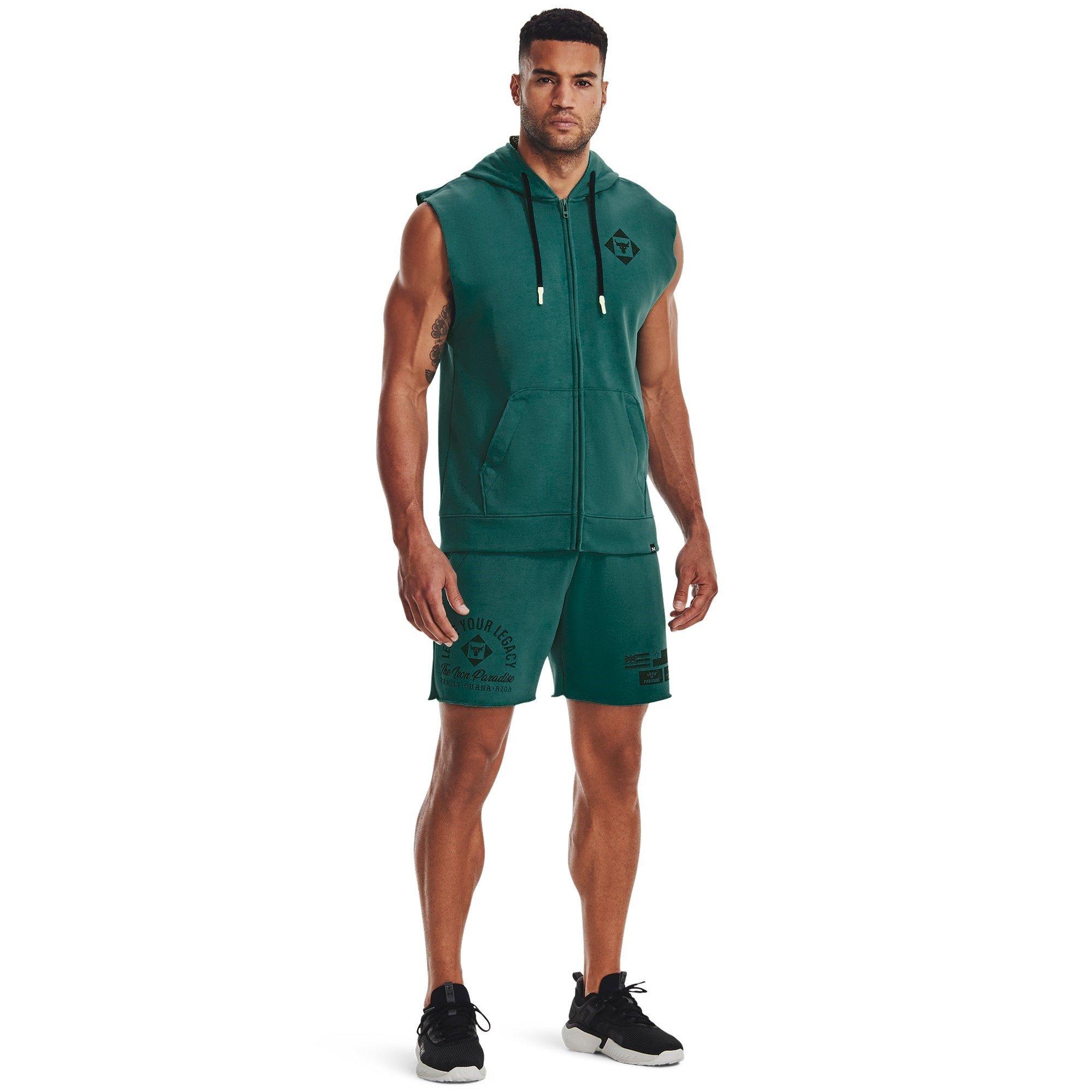 Verde - Under Armour - Rck Heavyweight Performance Gym Shorts - 4