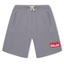 Palm Angels Flame Jersey Shorts Junior