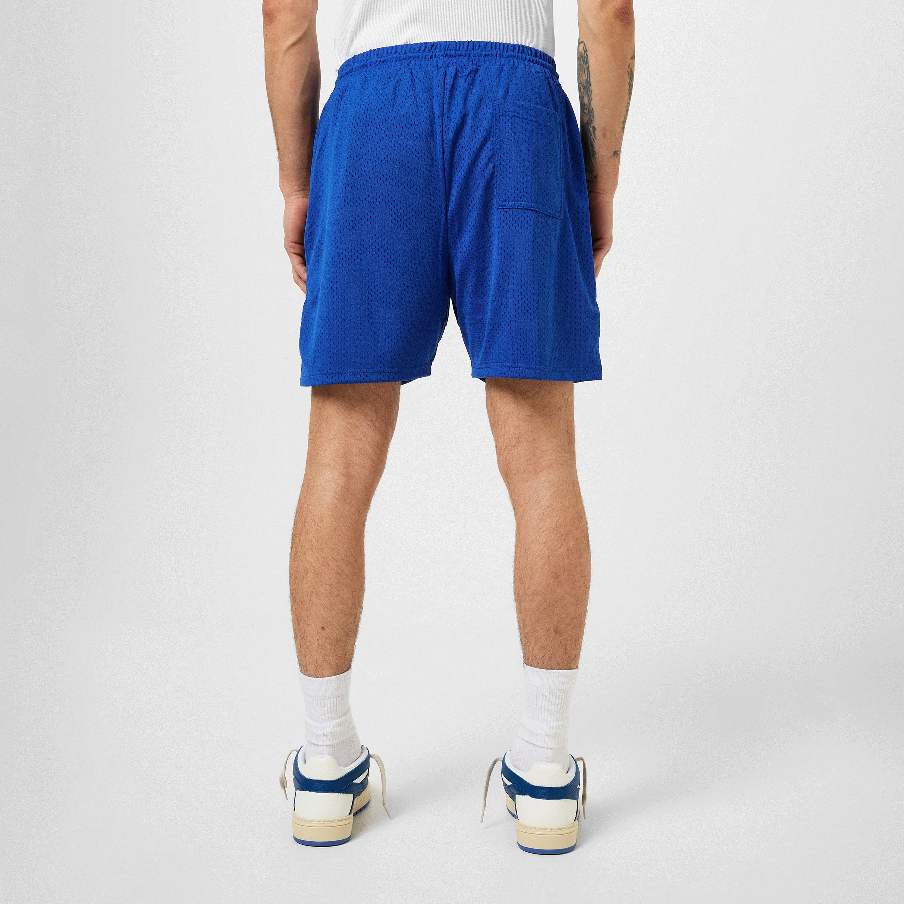 Cobalt Blue - Represent - Men's Owners Club Mesh Breathable Woven Tracksuit Shorts - 3