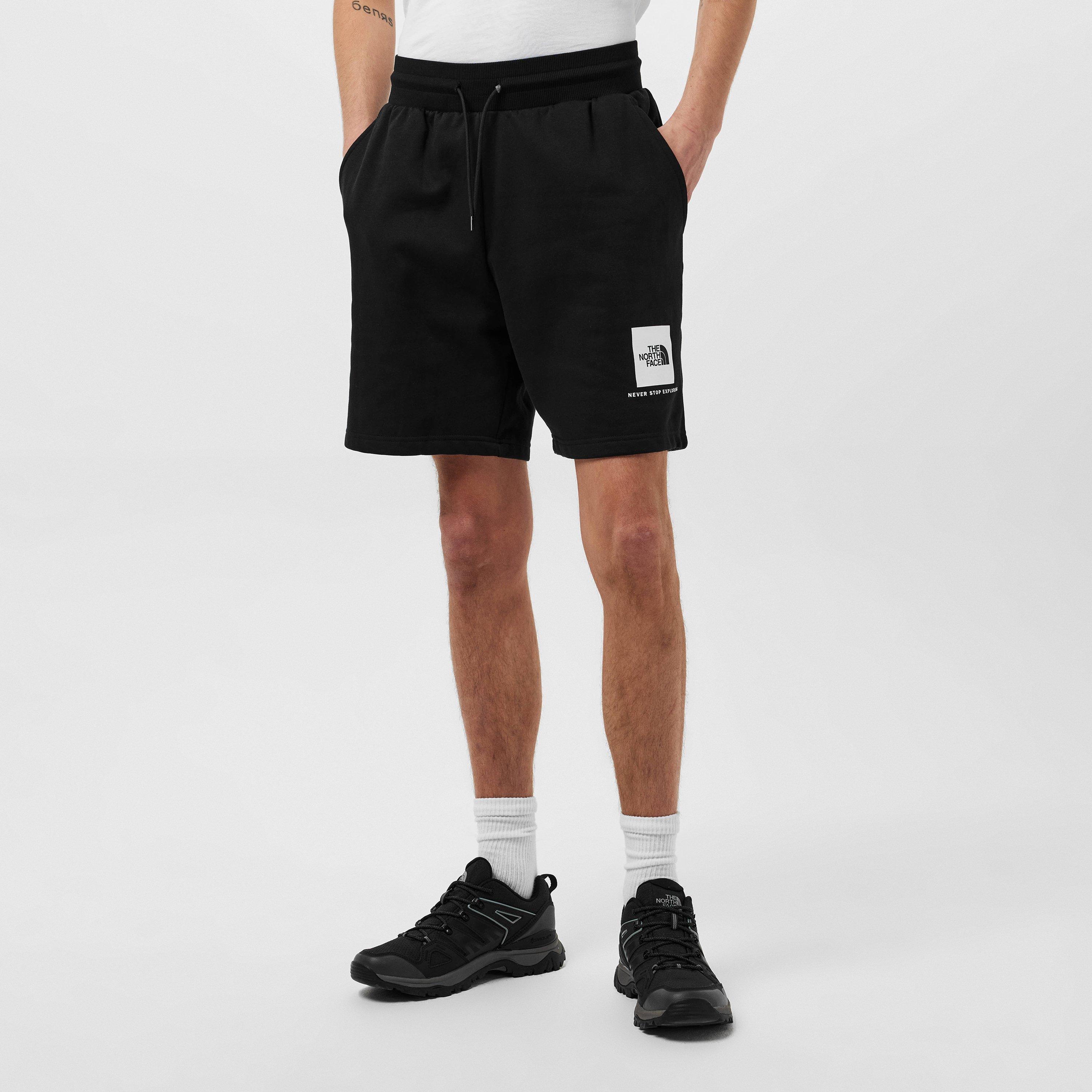 TNF Black/White - The North Face - Men's Never Stop Exploring Fleece Jogger Shorts - 3