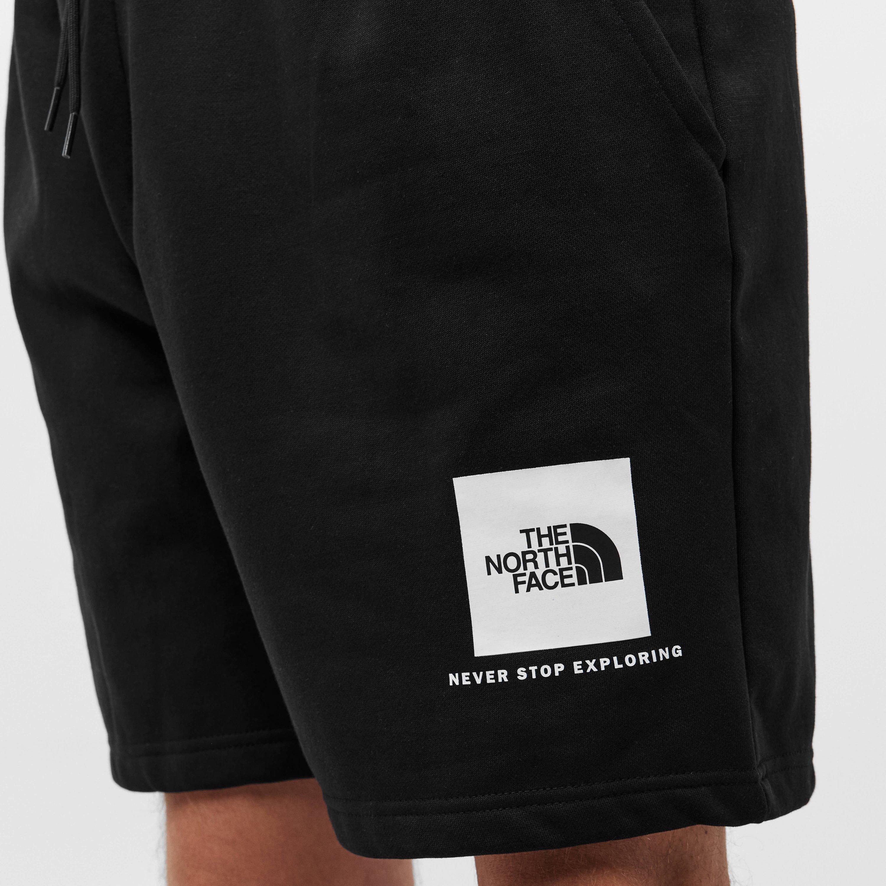 TNF Black/White - The North Face - Men's Never Stop Exploring Fleece Jogger Shorts - 5