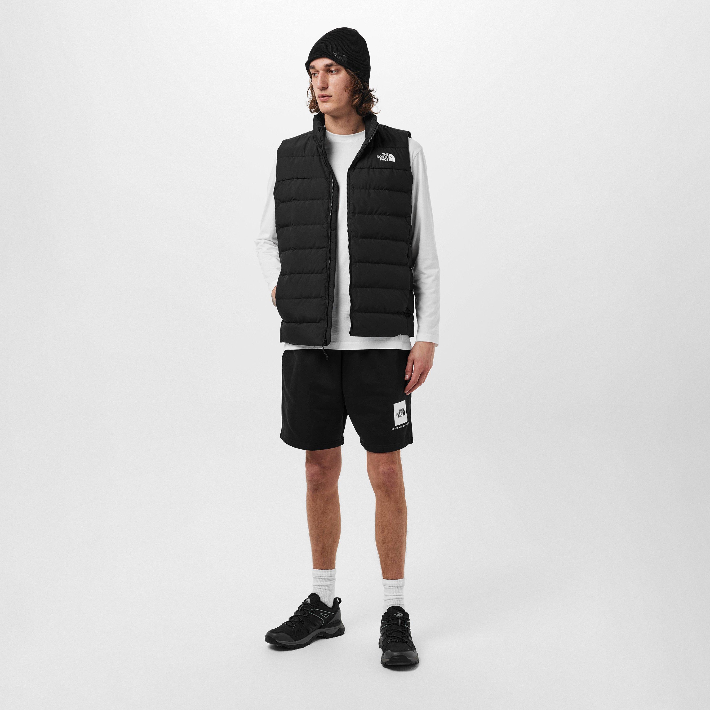 TNF Black/White - The North Face - Men's Never Stop Exploring Fleece Jogger Shorts - 6