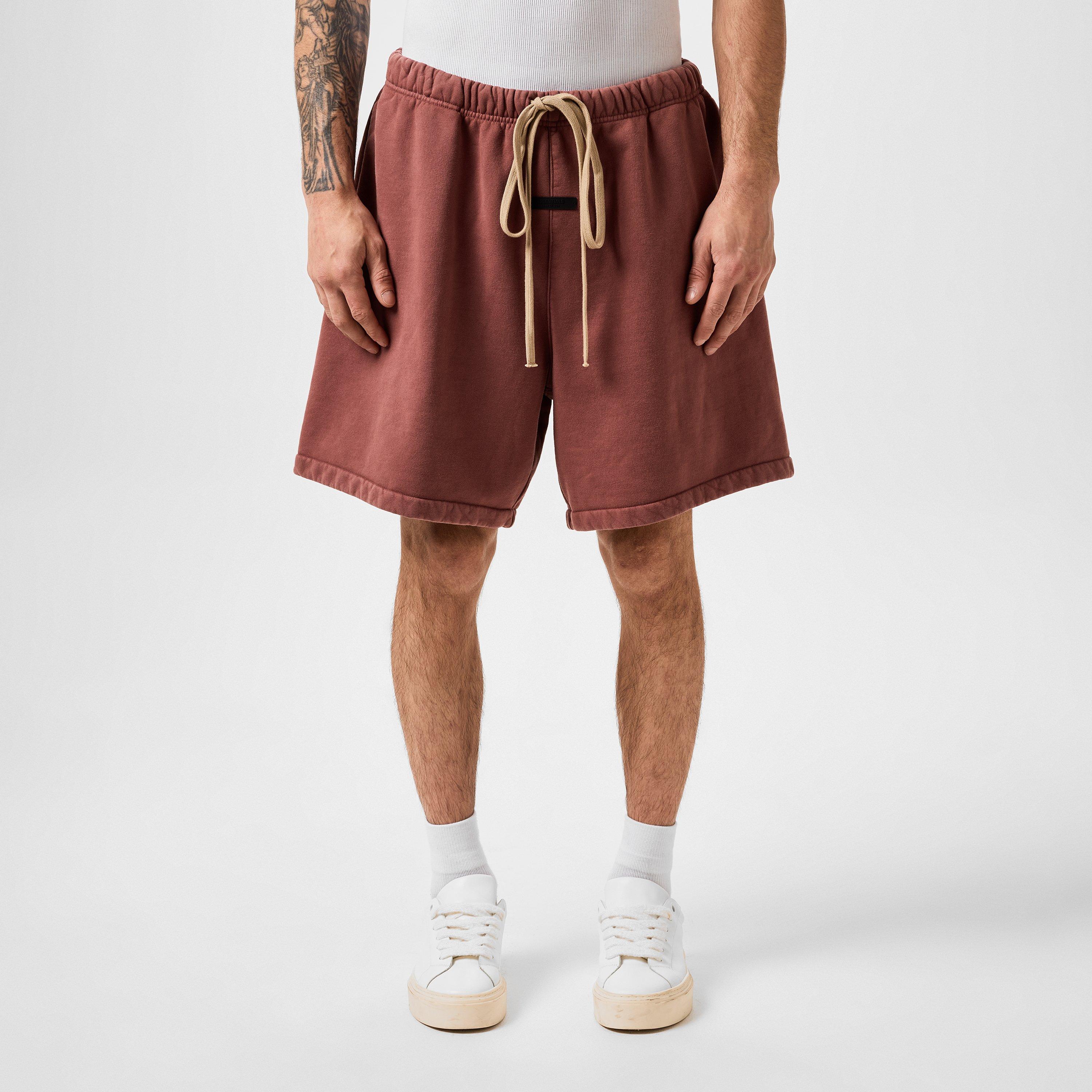 Crimson - Fear Of God Essentials - Heavy Fleece Sweatshorts - 3