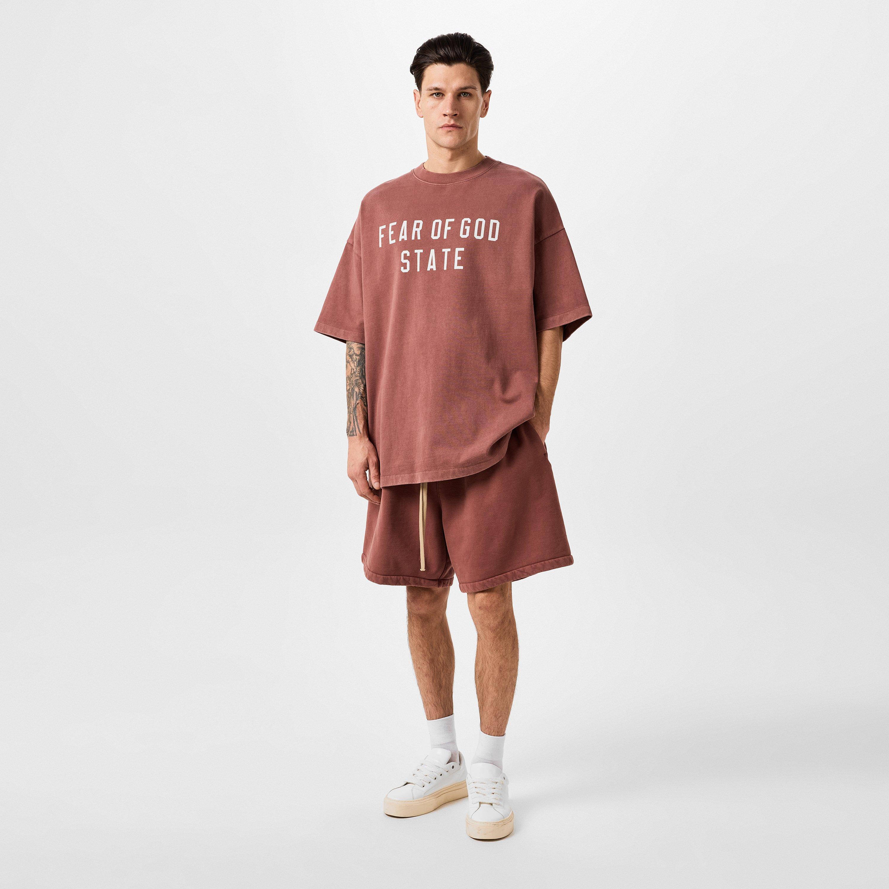 Crimson - Fear Of God Essentials - Heavy Fleece Sweatshorts - 6