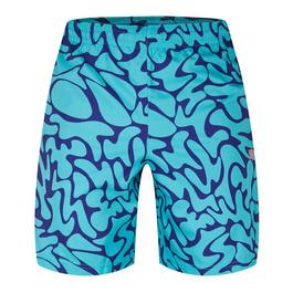 Reebok Workout Ready Allover Print Shorts Gym Short Unisex Adults