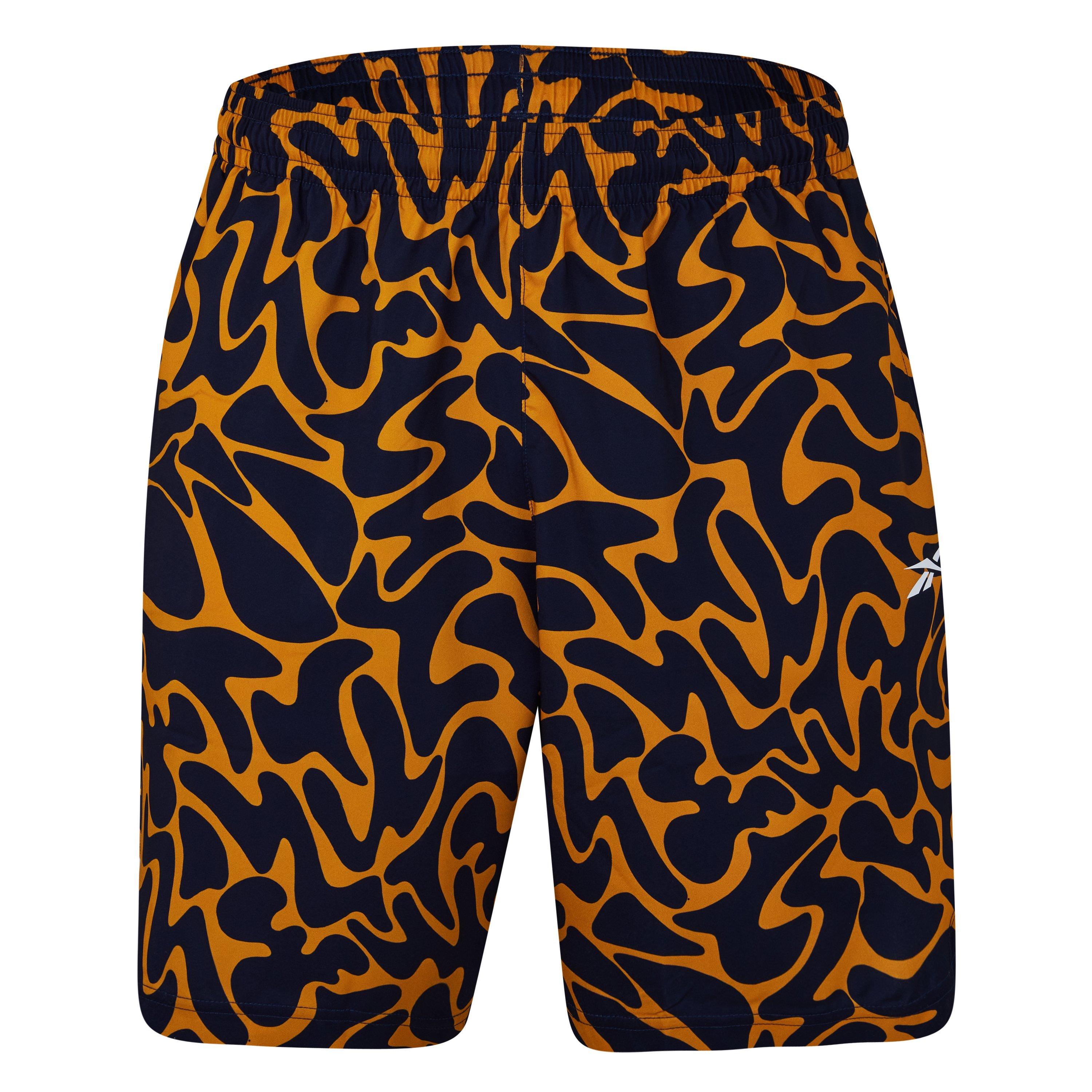 Brgoch - Reebok - Unisex Allover Print Performance Gym Shorts - 1
