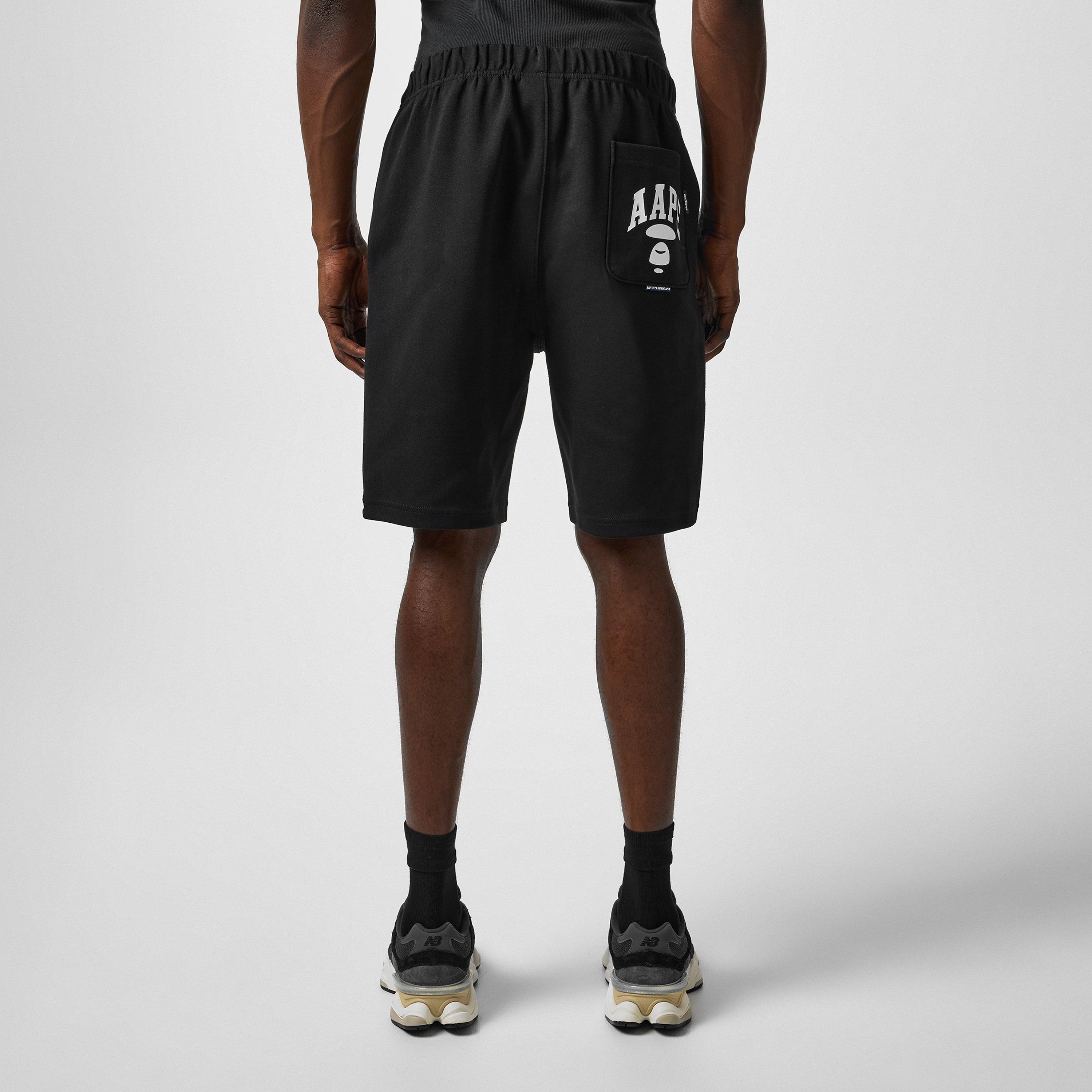Black - AAPE - Jersey Shorts - 3