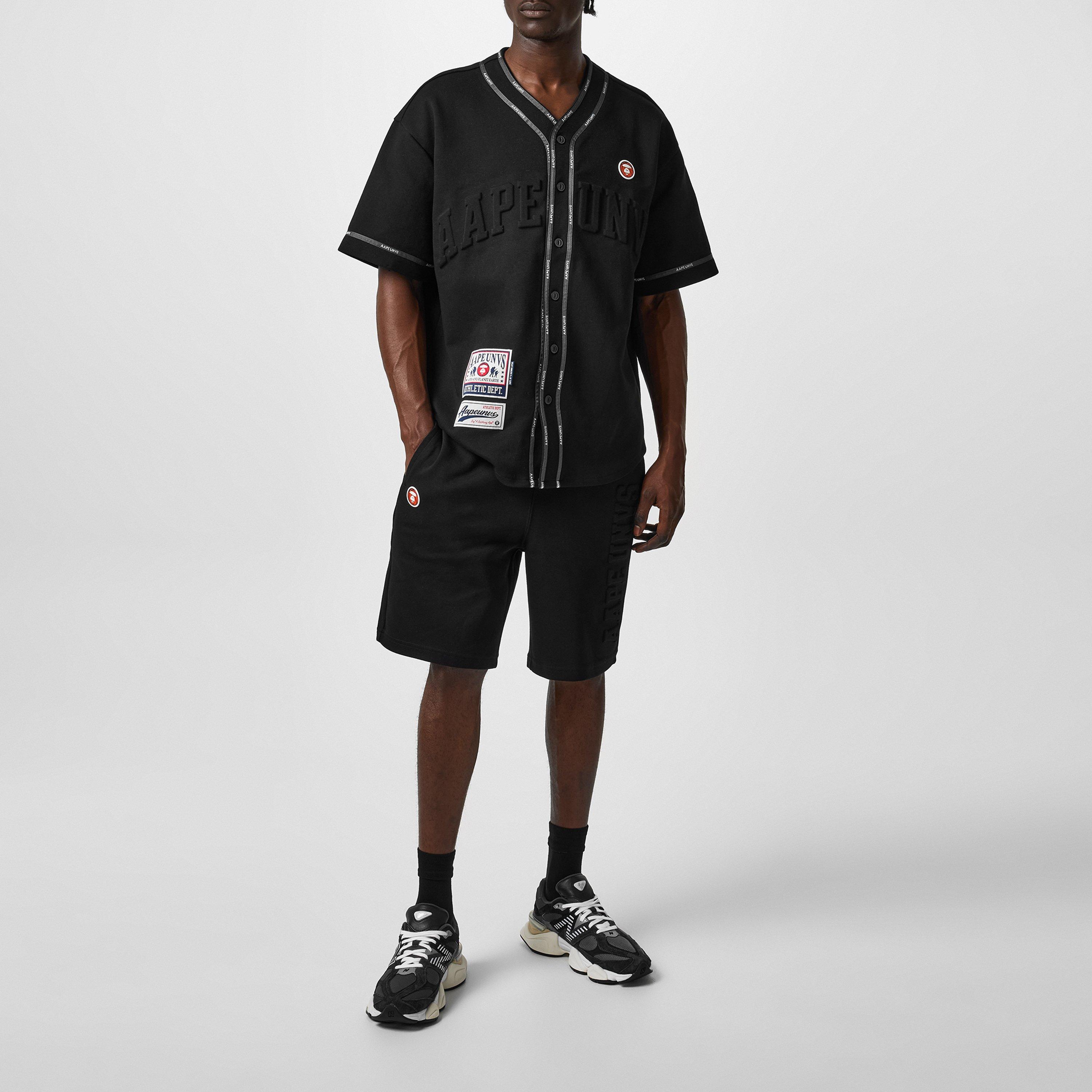Black - AAPE - Jersey Shorts - 4