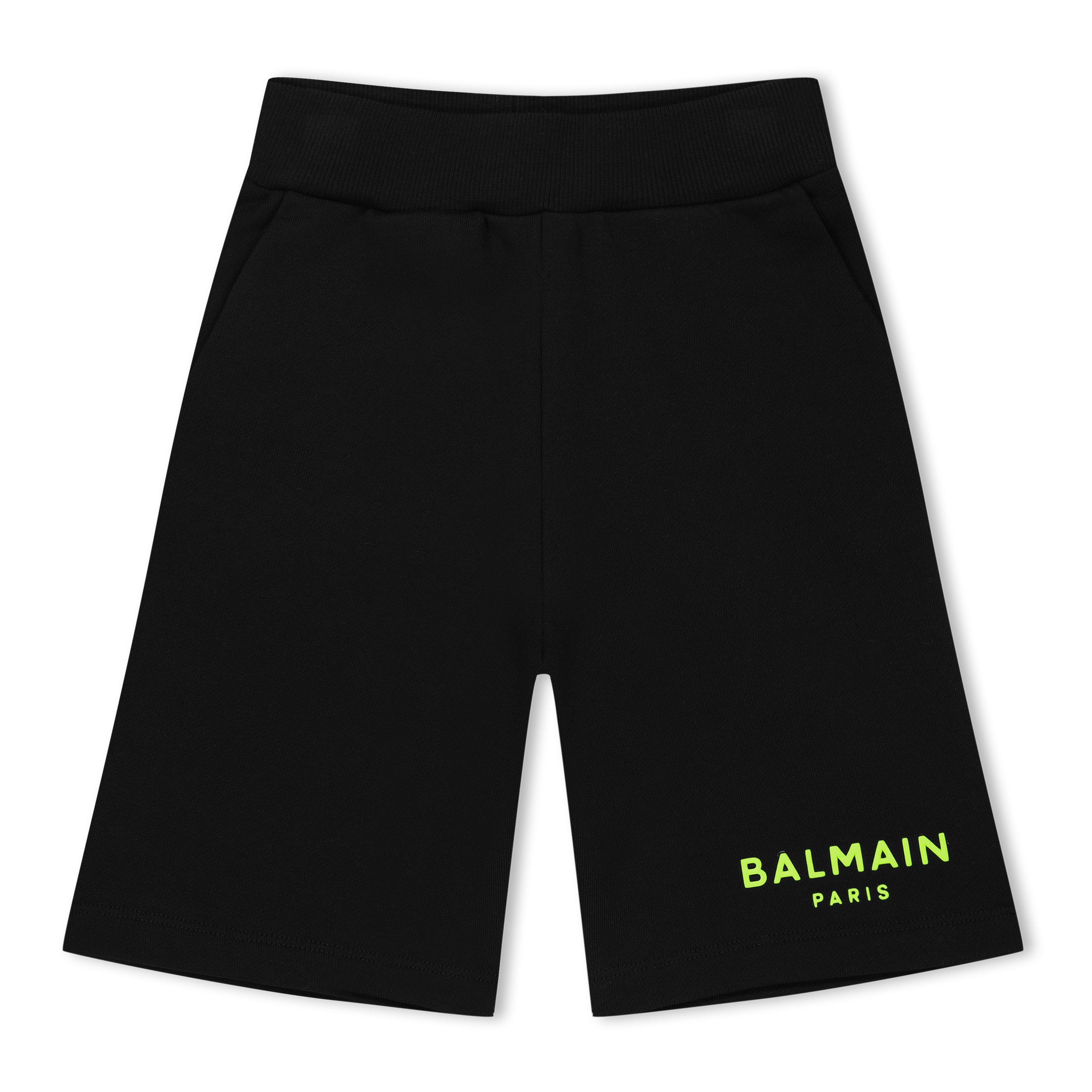 Blk/Lime 930GL - Balmain - Logo Shorts Juniors - 1