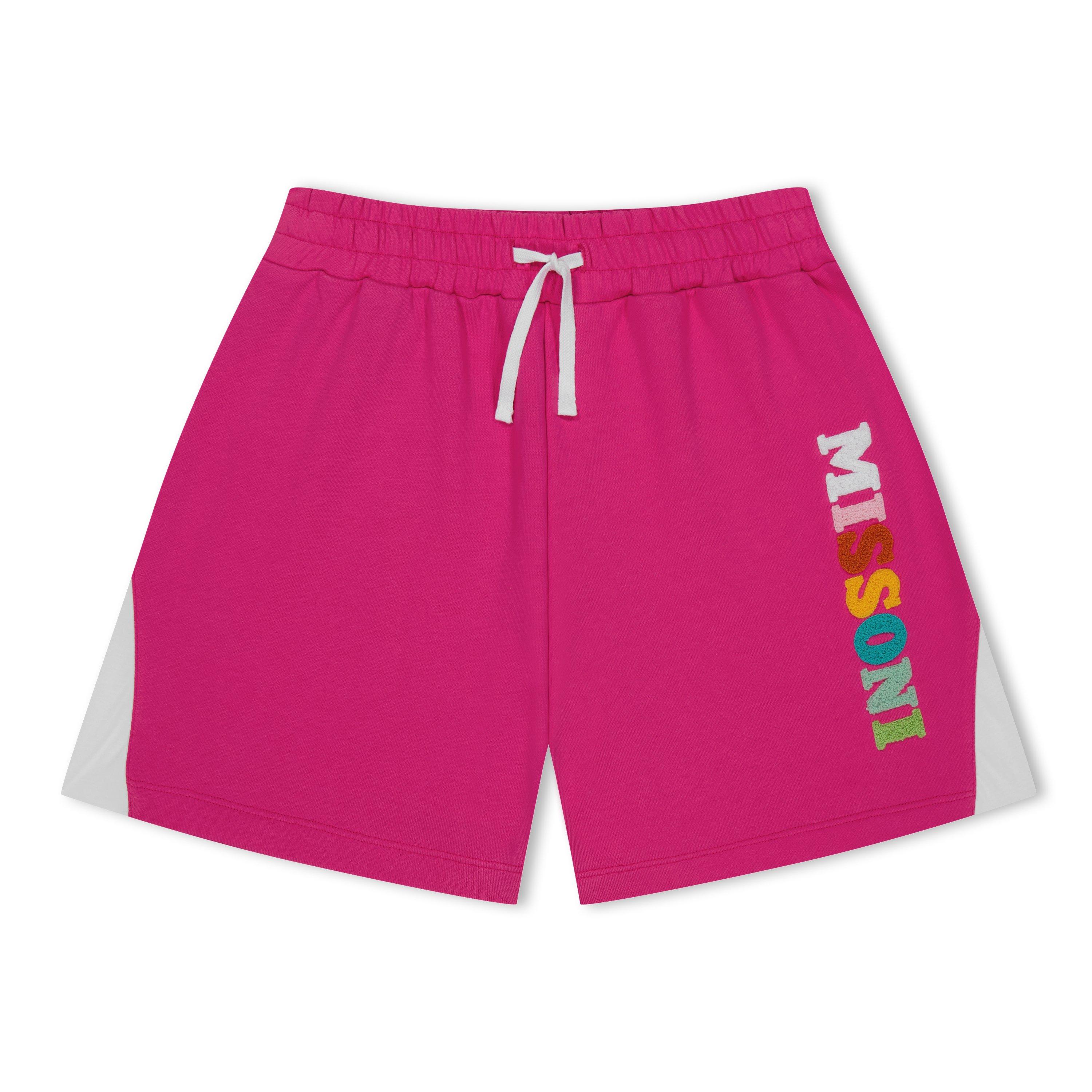 Missoni Kids' Fleece Jogger Shorts - Pink 513 - Size 14Y