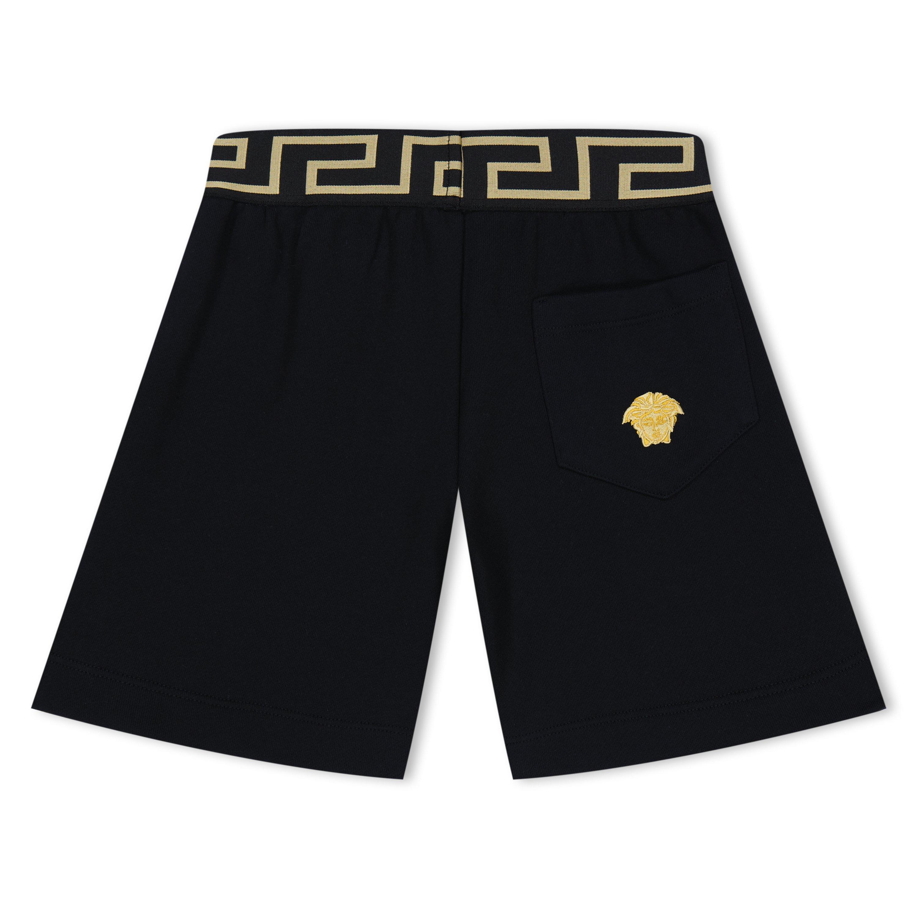 Blk/Gld 2B130 - Versace - Logo Shorts Juniors - 2
