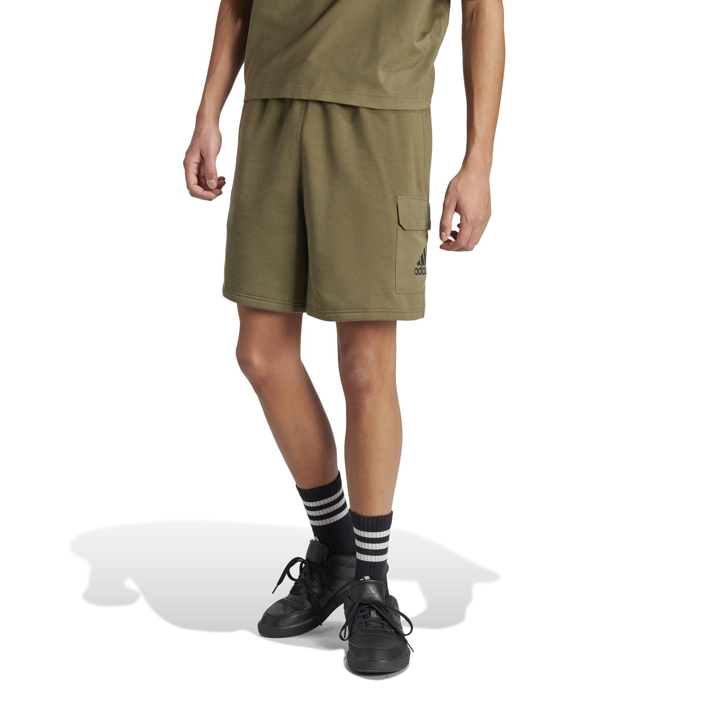 Olive - adidas - Mens Utility Fleece Short - 2
