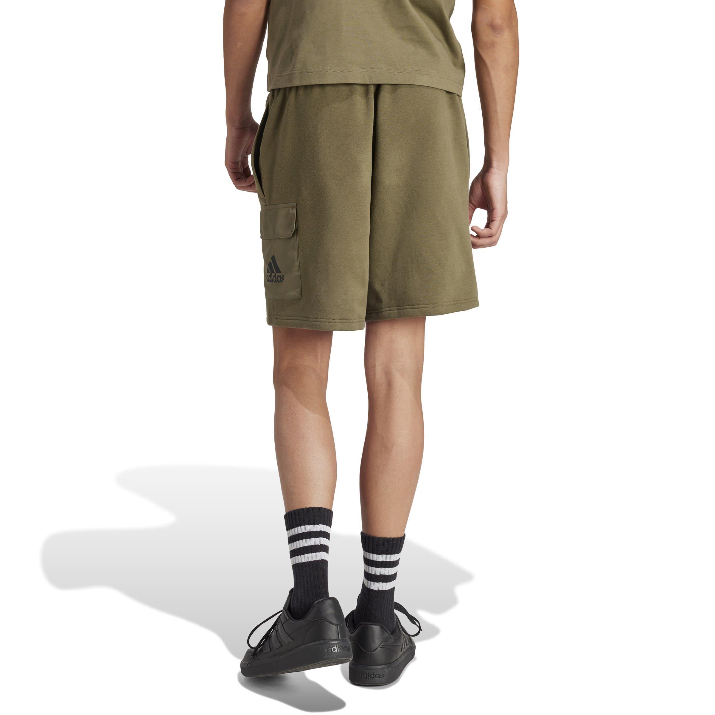 Olive - adidas - Mens Utility Fleece Short - 3