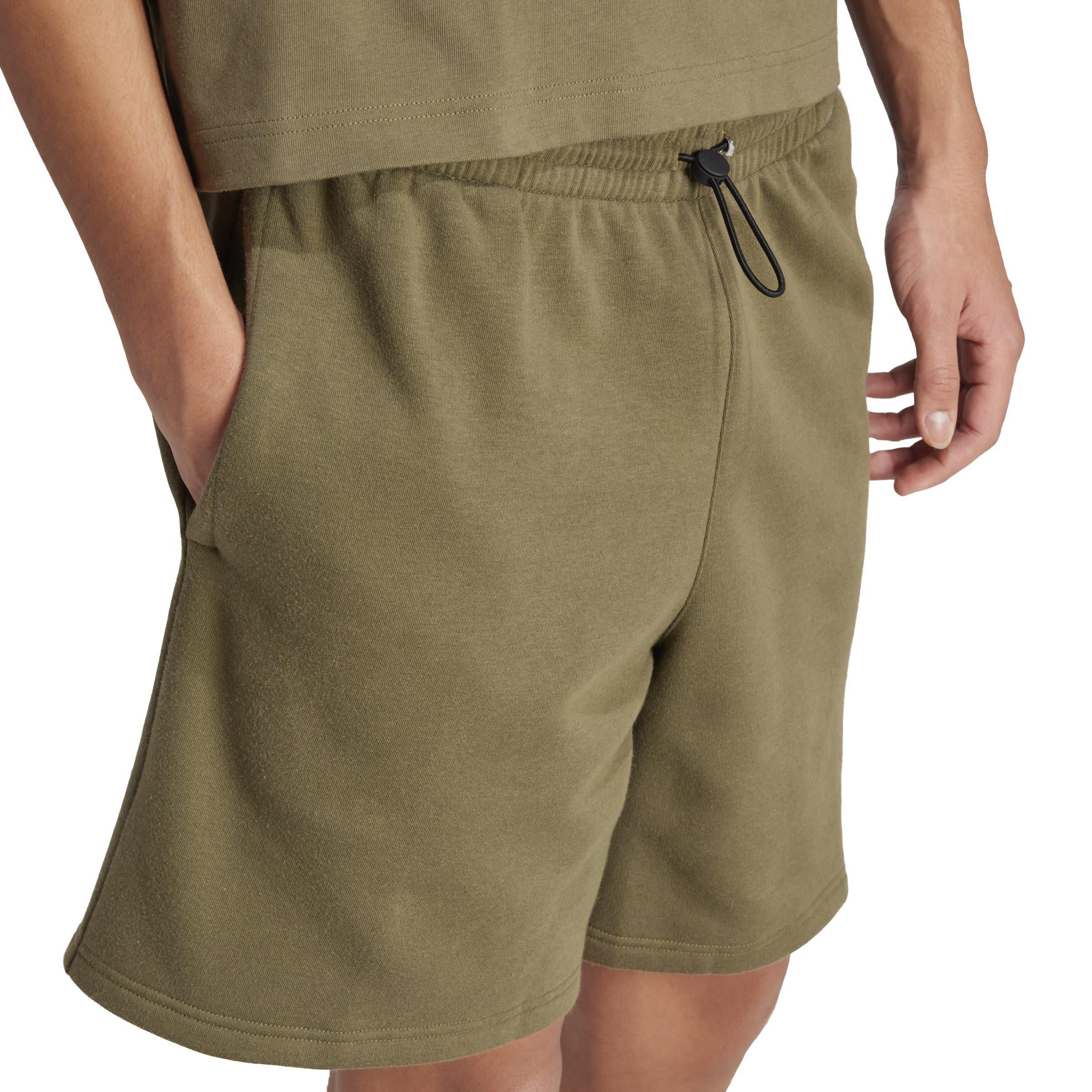Olive - adidas - Mens Utility Fleece Short - 6