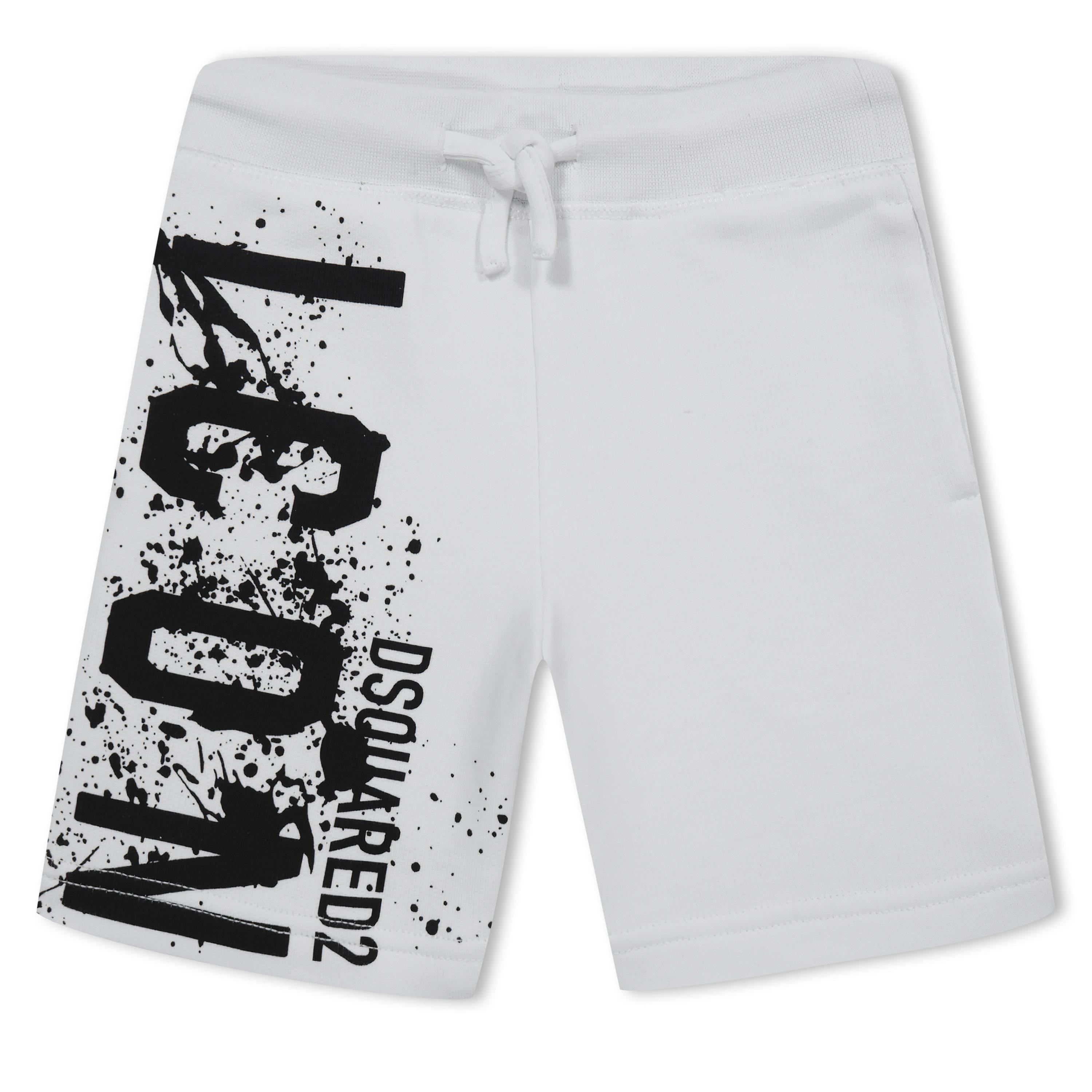 Wht/Blk DQ100 - DSquared2 - Icon Logo Shorts Junior - 1