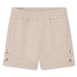 Chloe Logo Embroidered Cotton Shorts