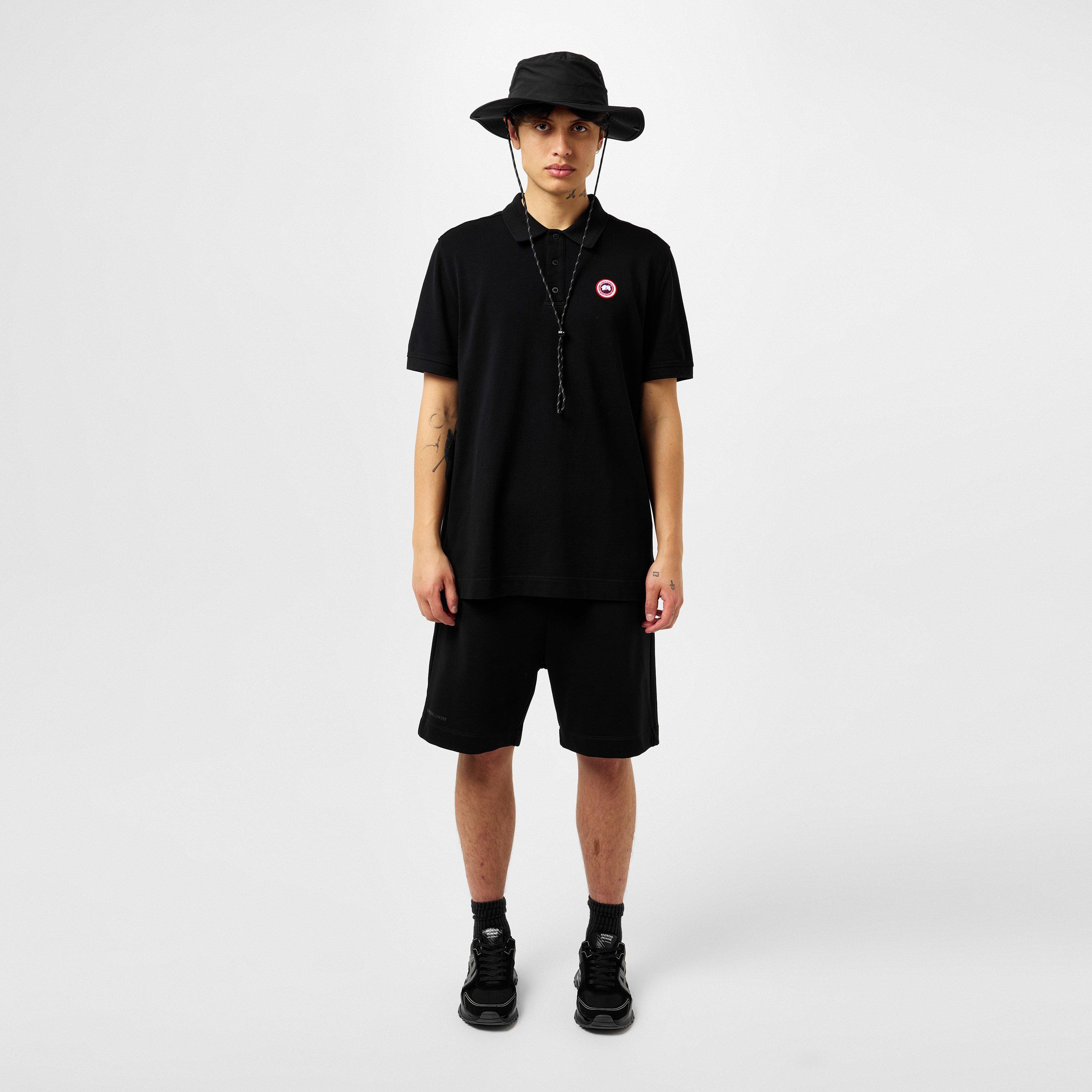 Black 61 - Canada Goose - Men's Plain Cotton Huron Shorts - 4