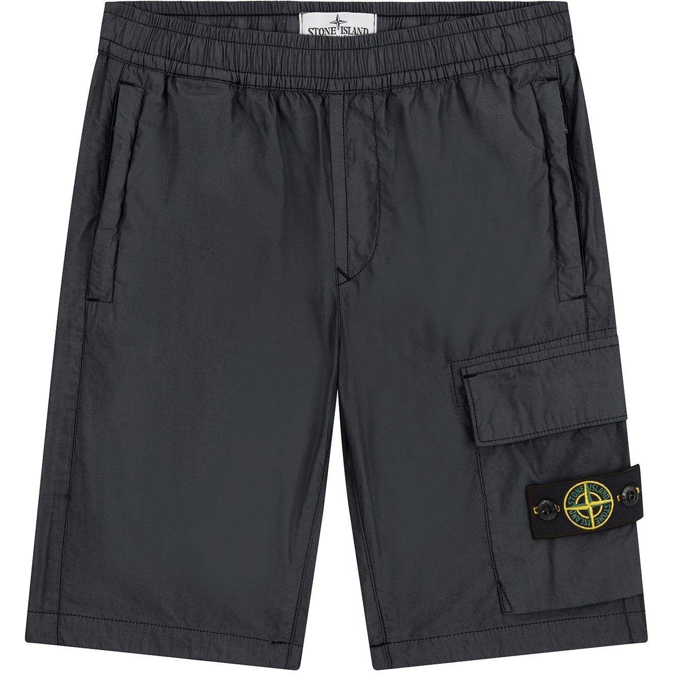 STONE ISLAND 20SS Cargo Shorts-Blk/28