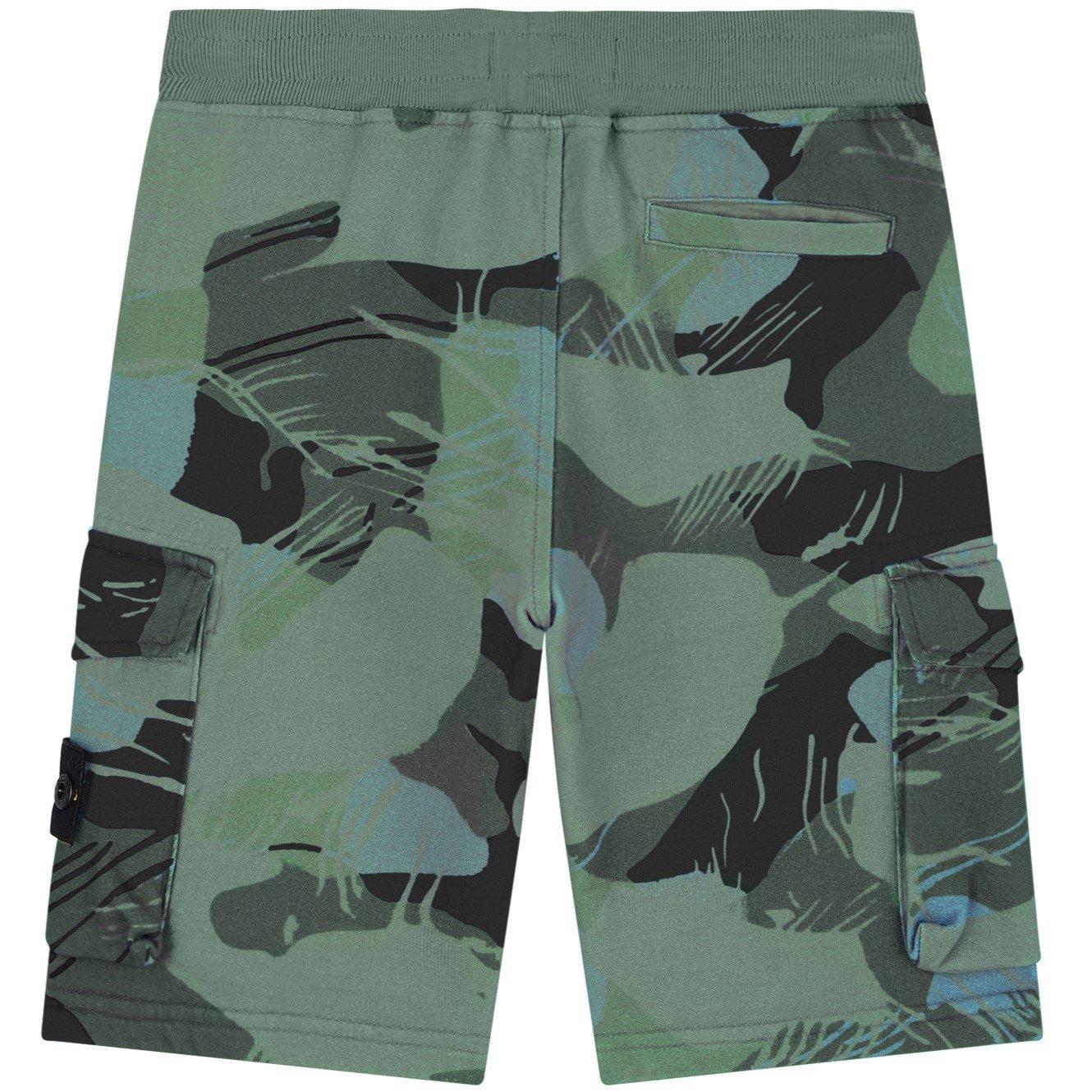 Emerald V0056 - Stone Island - Cargo Sweat Shorts Junior - 2