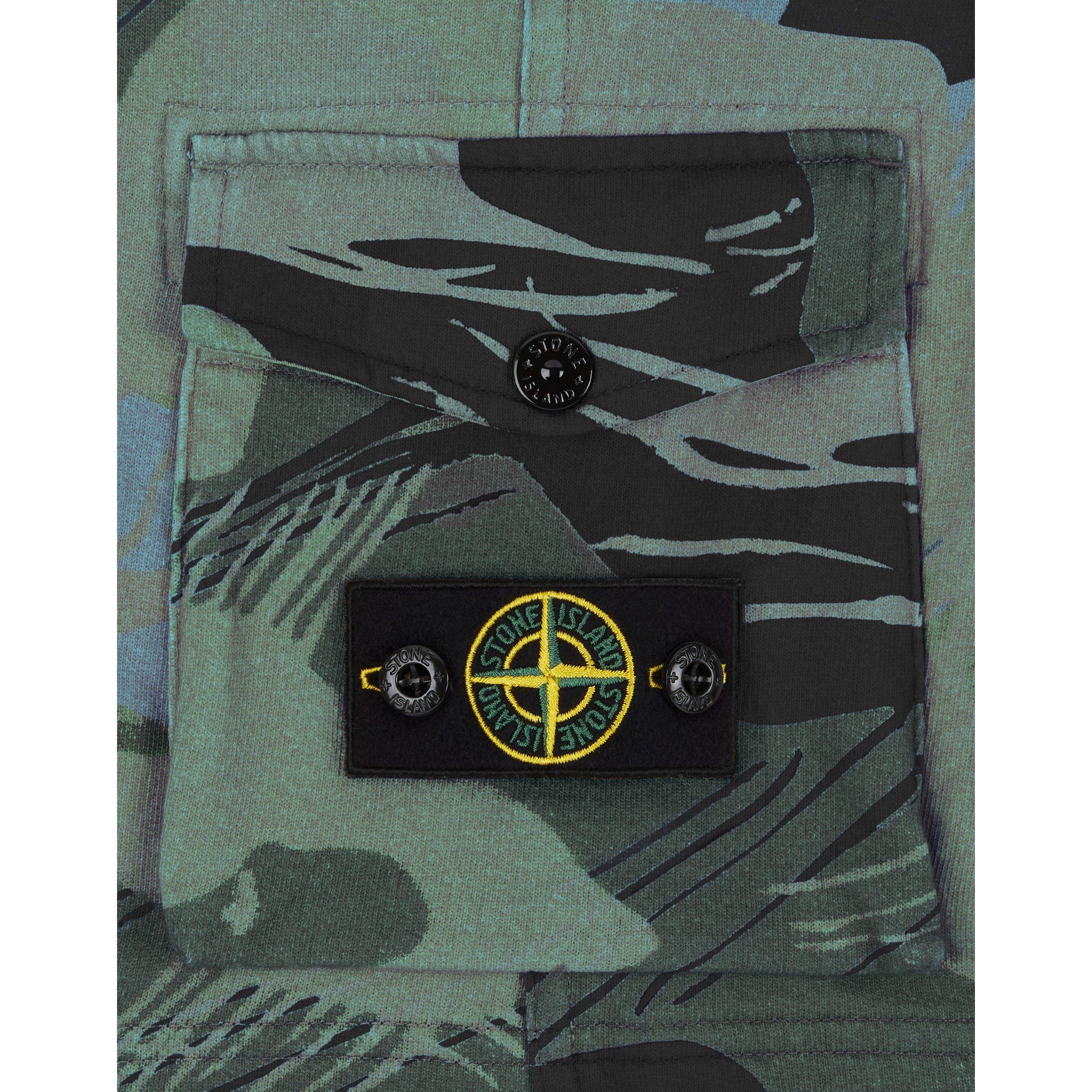 Emerald V0056 - Stone Island - Cargo Sweat Shorts Junior - 3