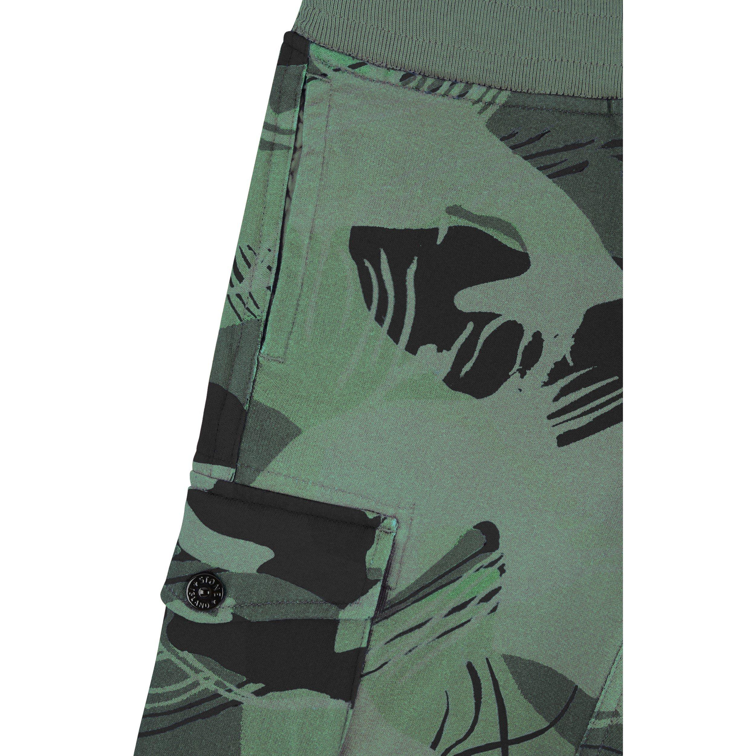 Emerald V0056 - Stone Island - Cargo Sweat Shorts Junior - 4