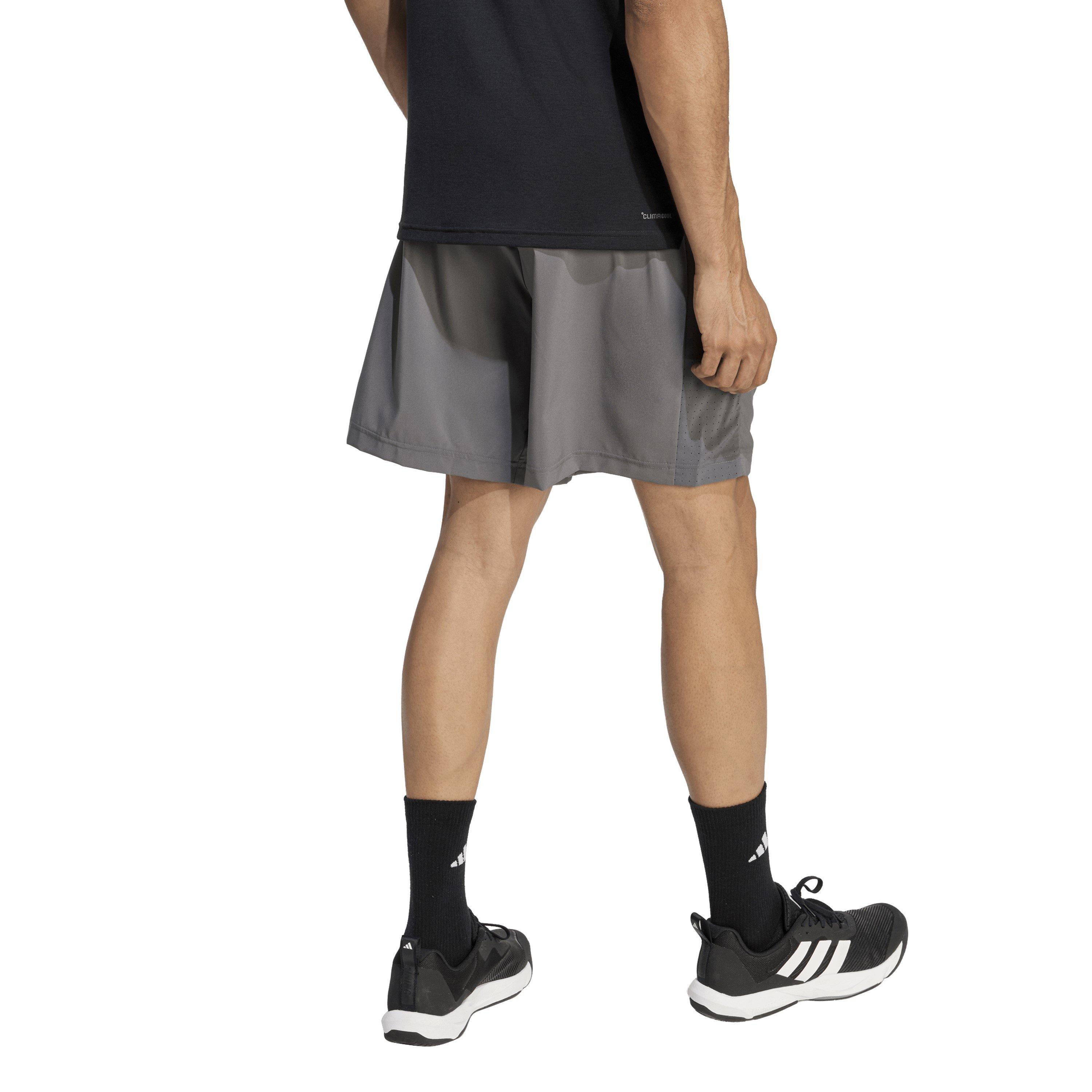 Grey Five/Black - adidas - Train Essentials Woven Training Shorts Mens - 3