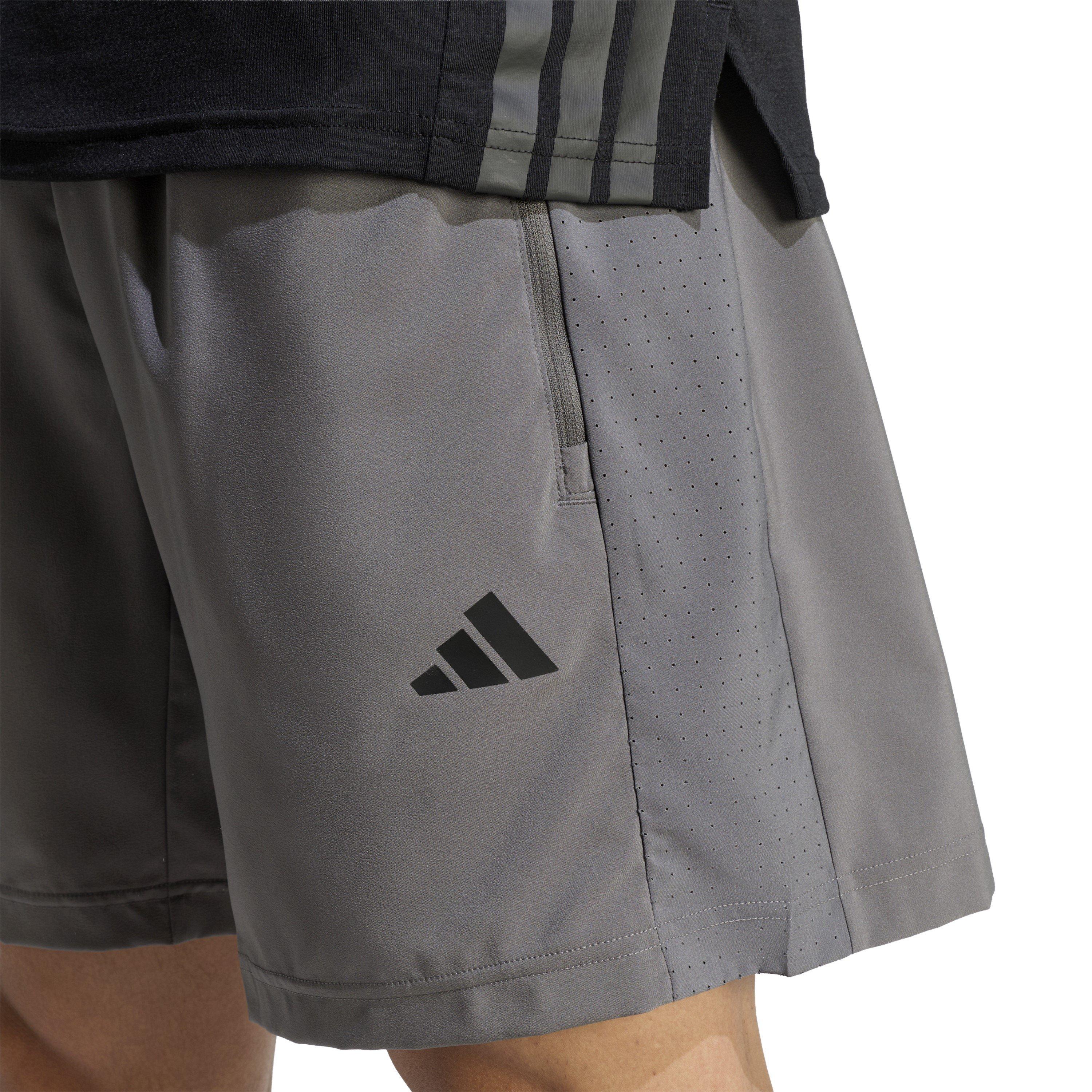 Grey Five/Black - adidas - Train Essentials Woven Training Shorts Mens - 4