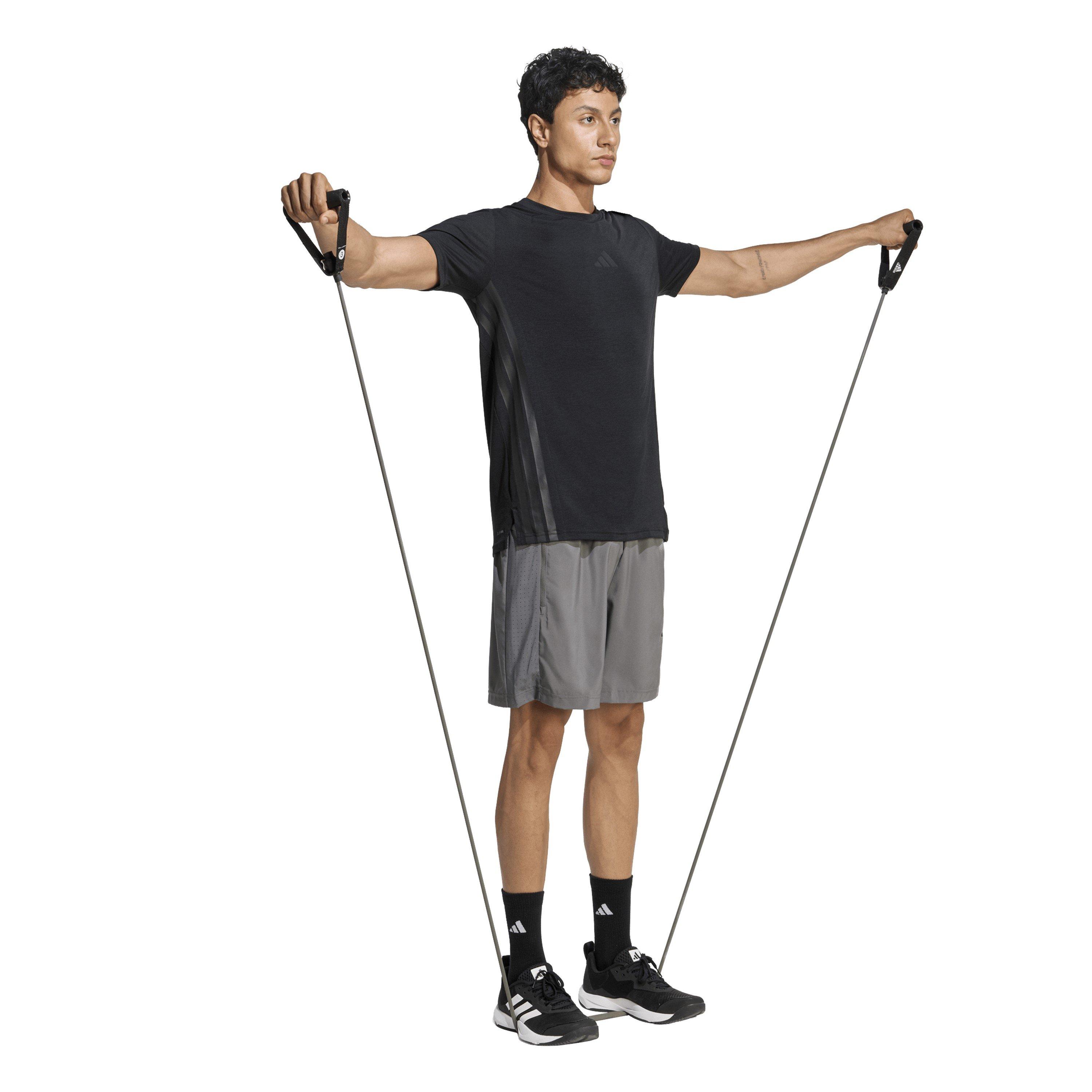 Grey Five/Black - adidas - Train Essentials Woven Training Shorts Mens - 6