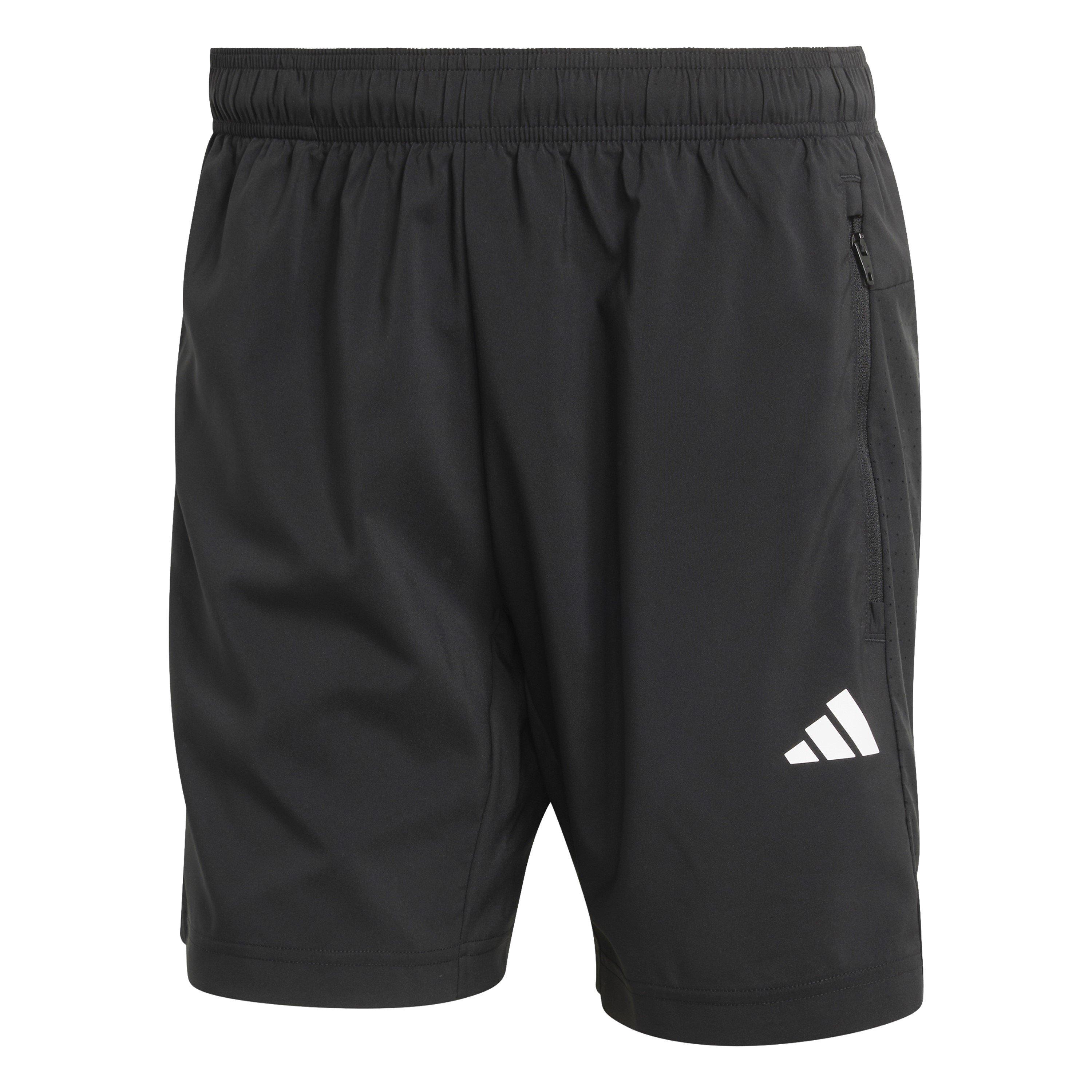 Adidas Men's Train Essentials Woven Training Shorts - Black/White - M