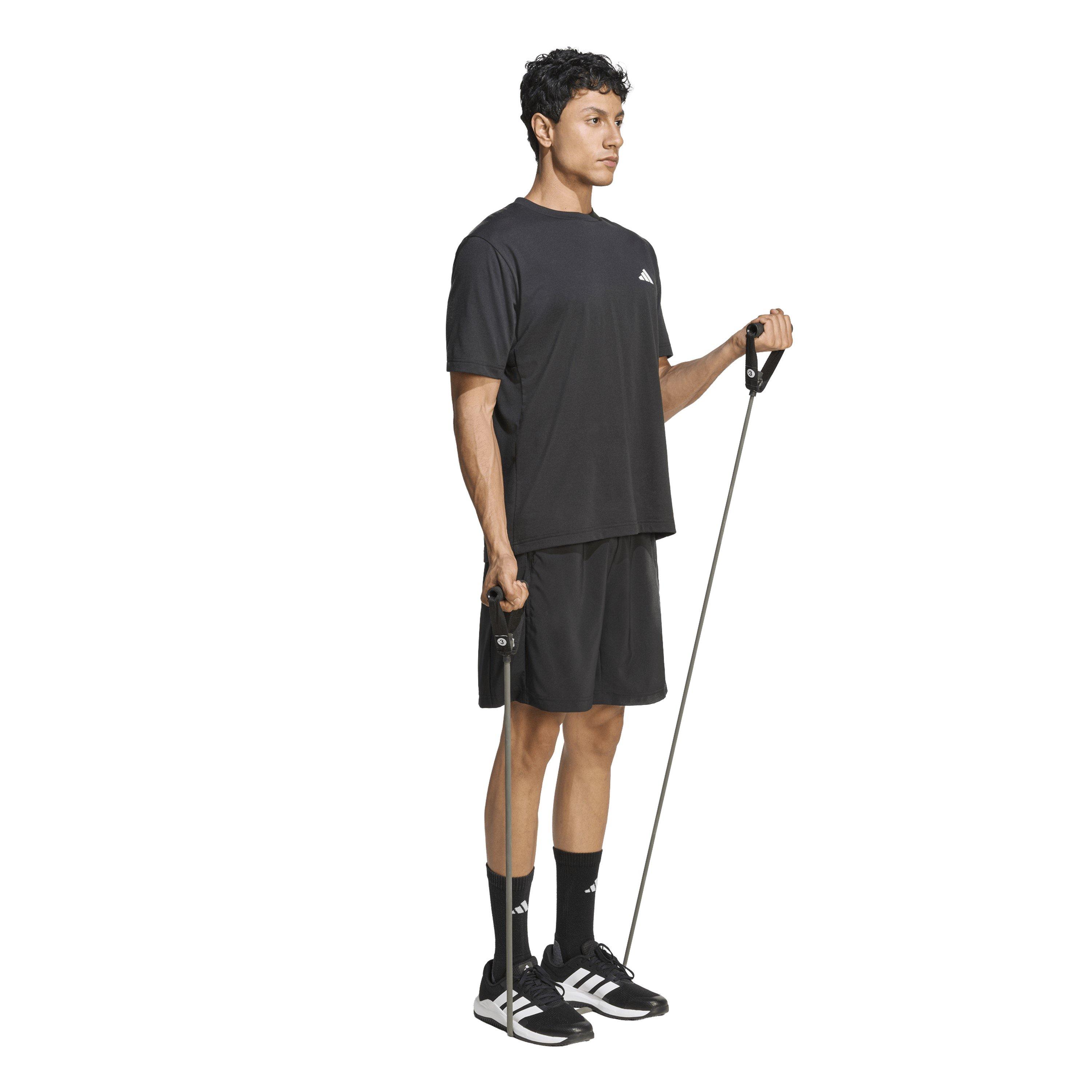 Black/White - adidas - Train Essentials Woven Training Shorts Mens - 6