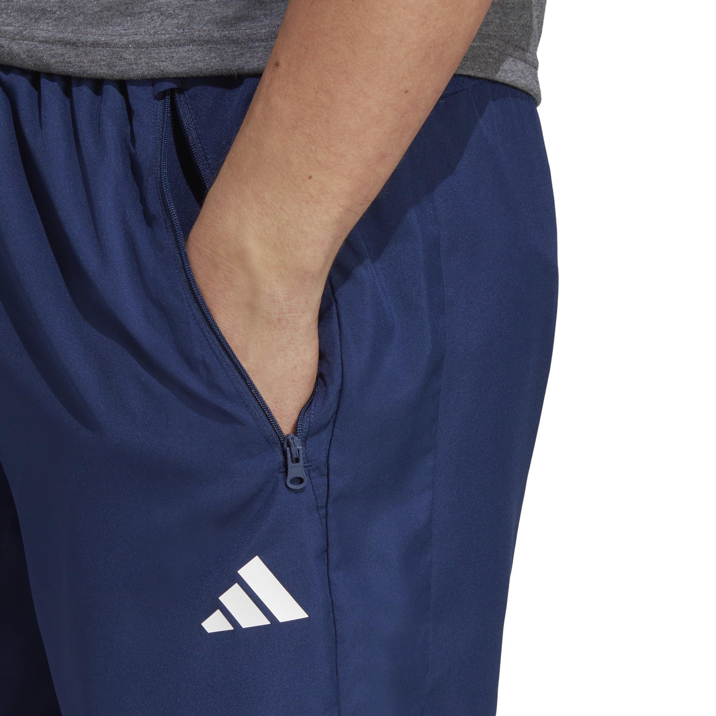 Dark Blu/Wht - adidas - Train Essentials Woven Training Shorts Mens - 5