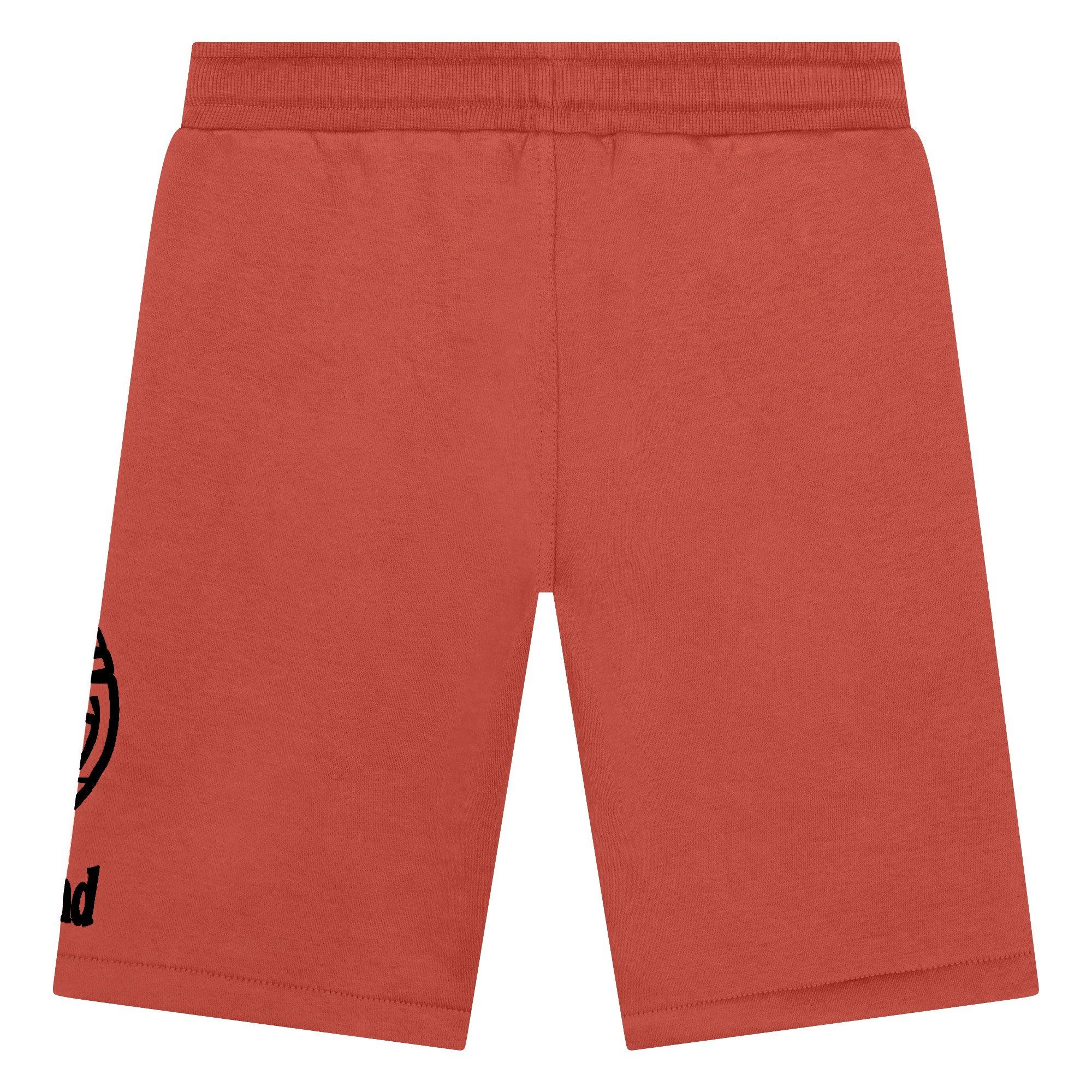 Dark Red 96G - Timberland - Kids' Fleece Jogger Shorts - 2