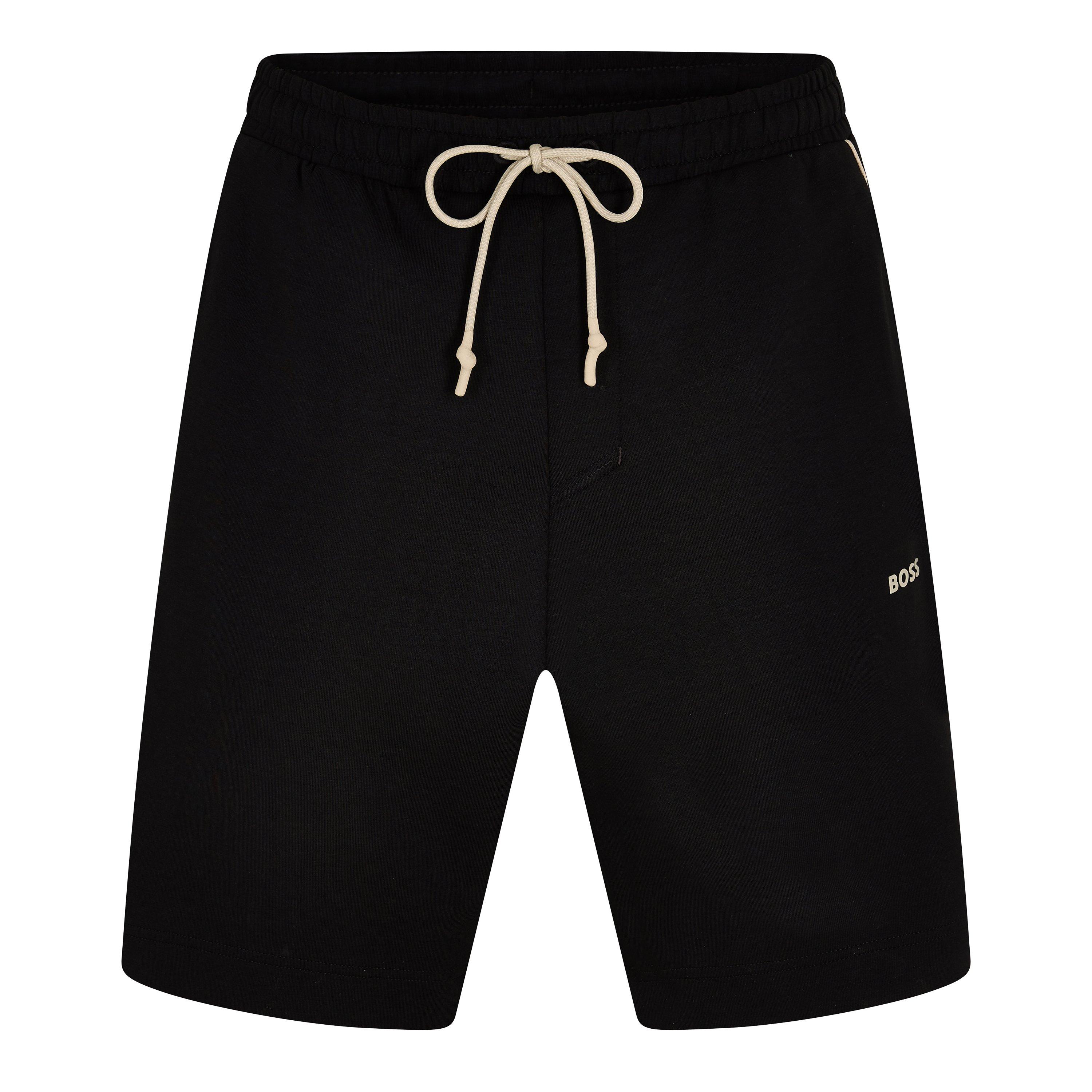 Crna - Boss - Men's HBG Headlo 1 Fleece Shorts - 1