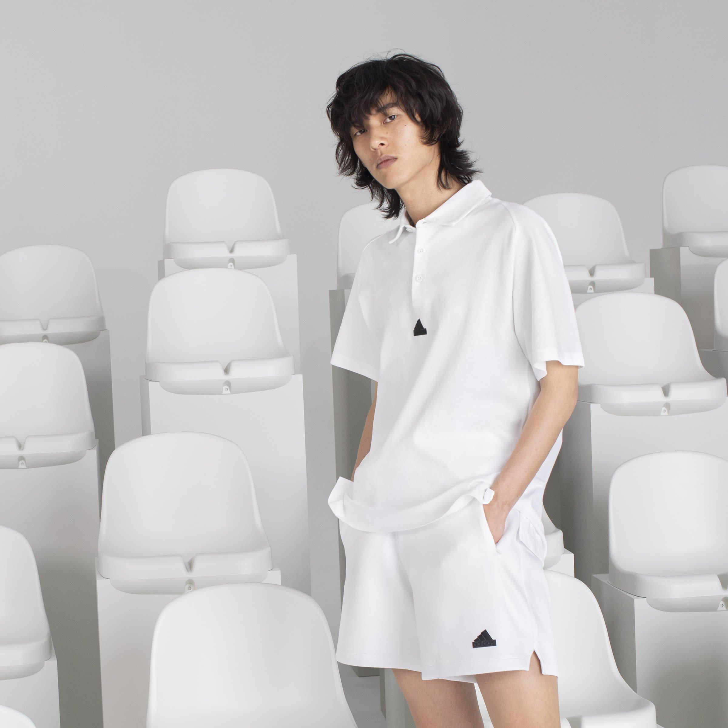 Wit - adidas - ZNE Premium Shorts Adults - 9