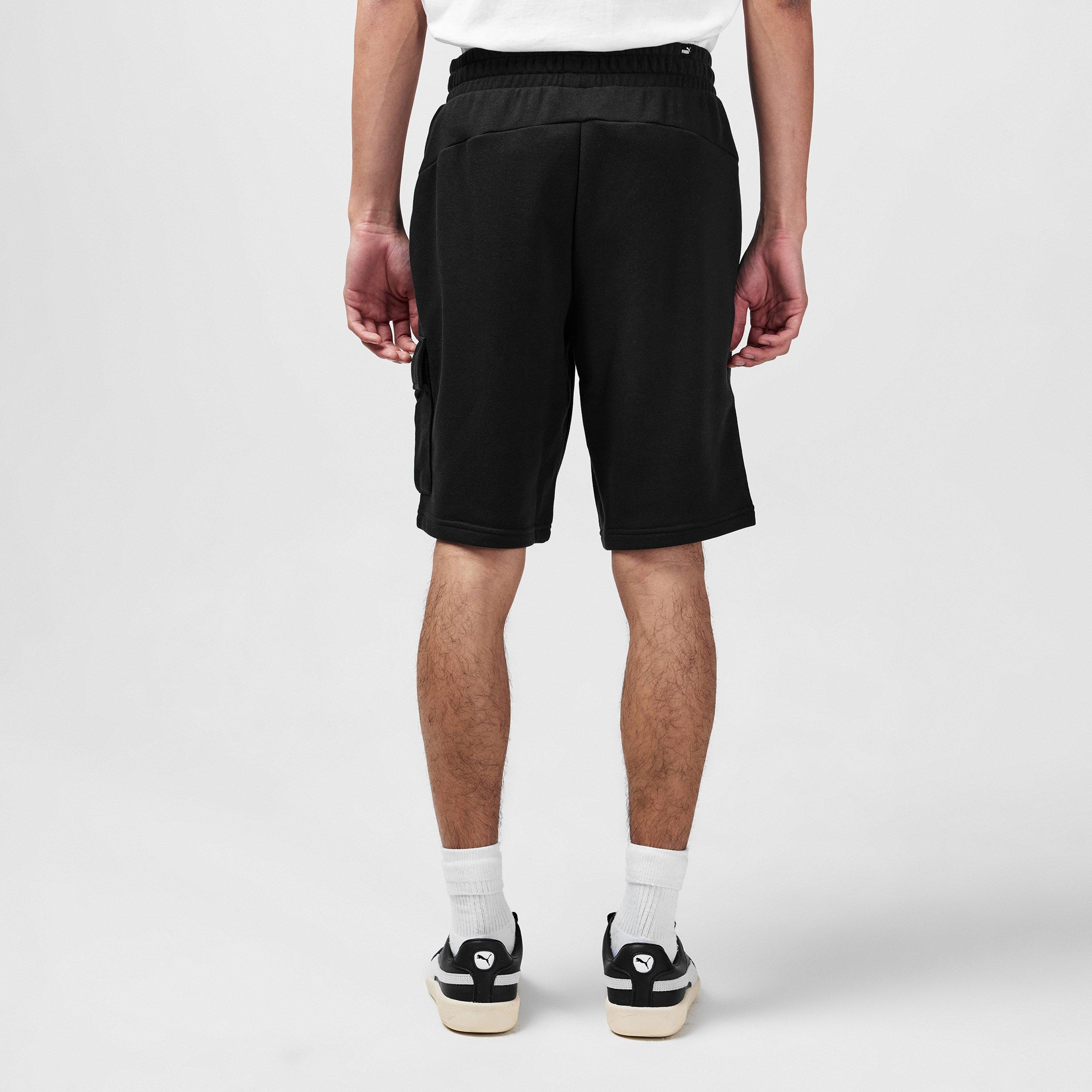 Noir - Puma - Men's Fleece Jogger Shorts - 4