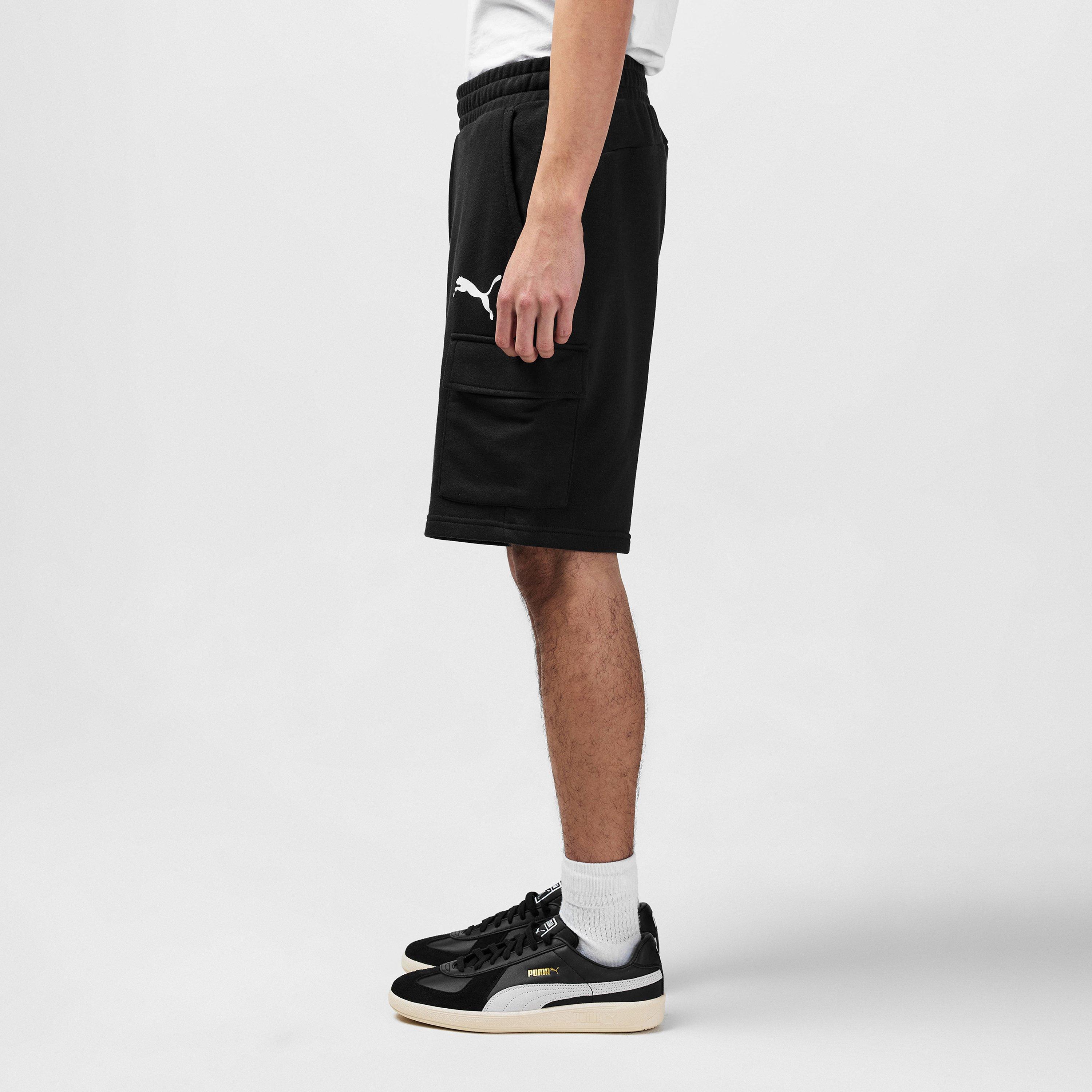 Noir - Puma - Men's Fleece Jogger Shorts - 5