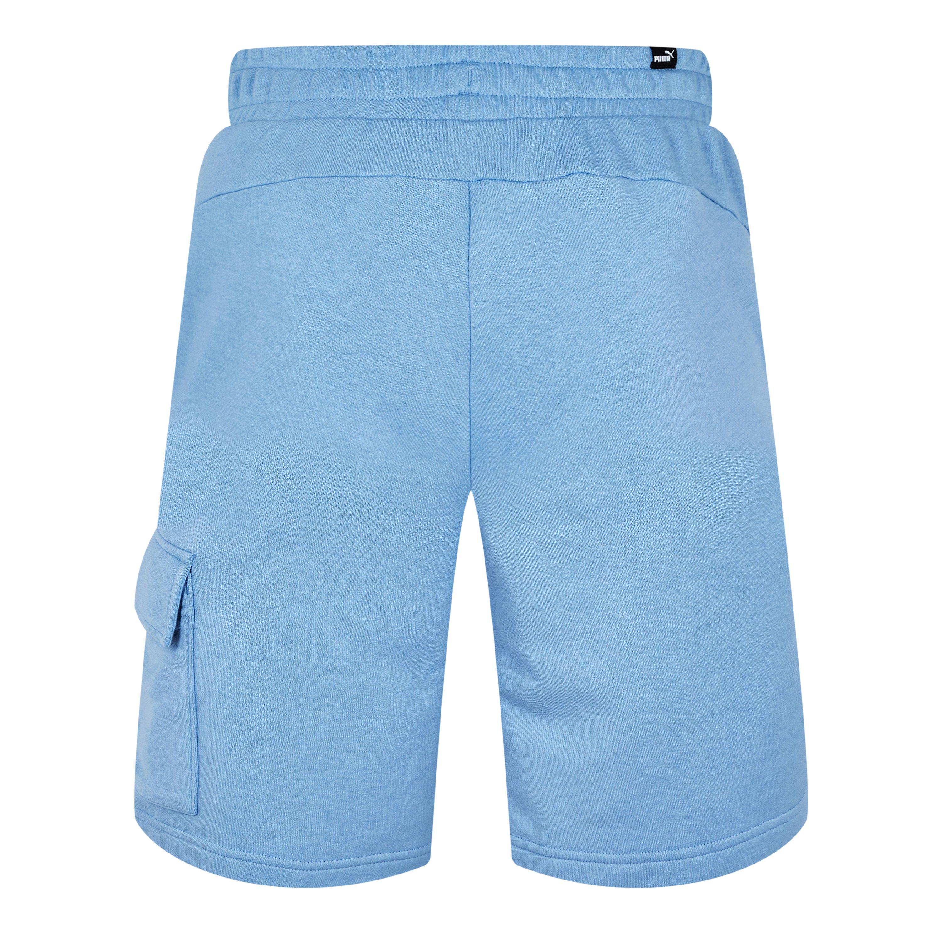 Zen Blue - Puma - Men's Fleece Jogger Shorts - 2