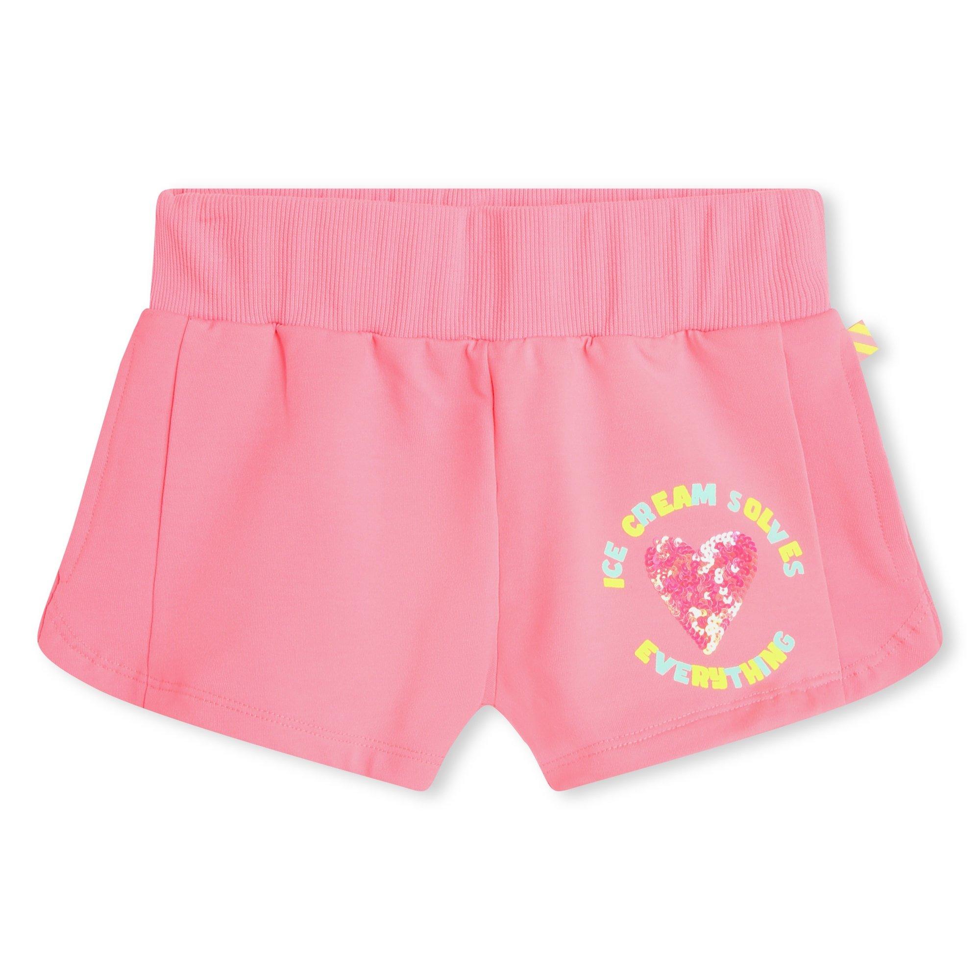 Billieblush Kids' Print Fleece Jogger Shorts
