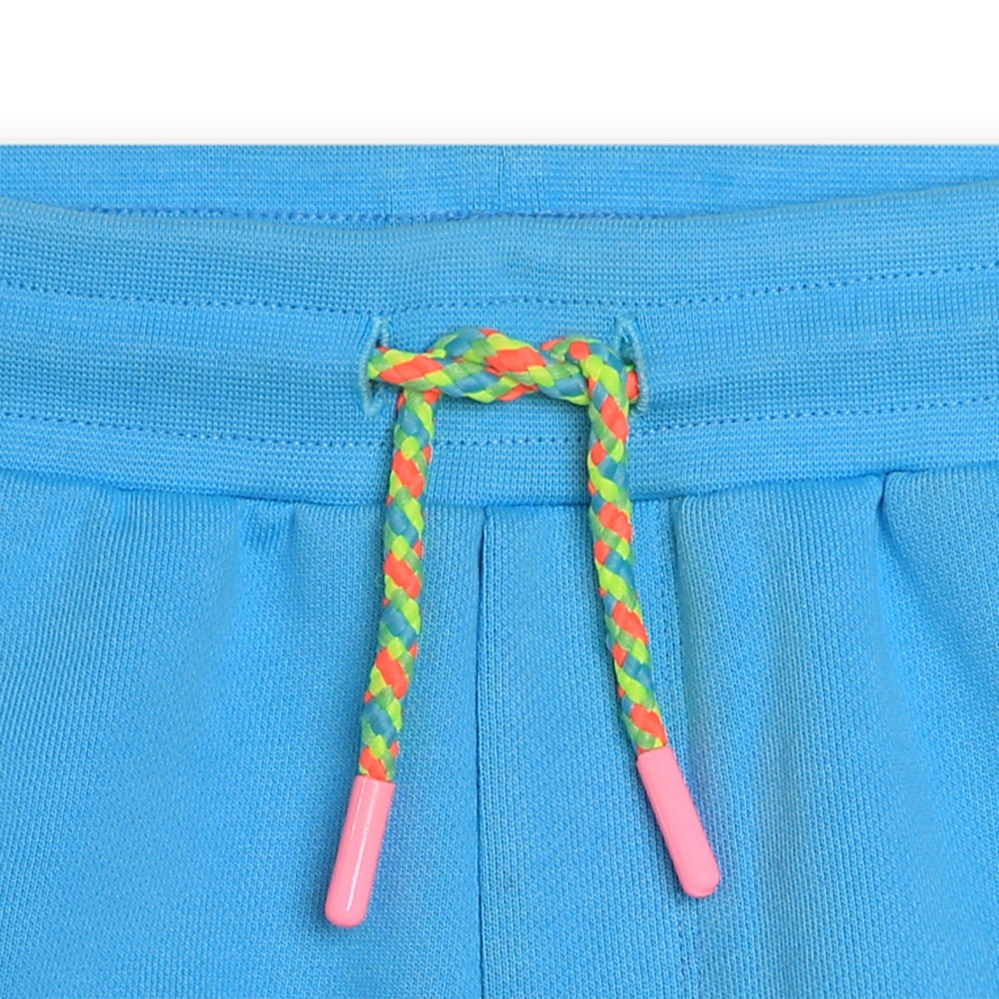 Blue Dish 77S - Billieblush - Kids' Flower Fleece Jogger Shorts - 3