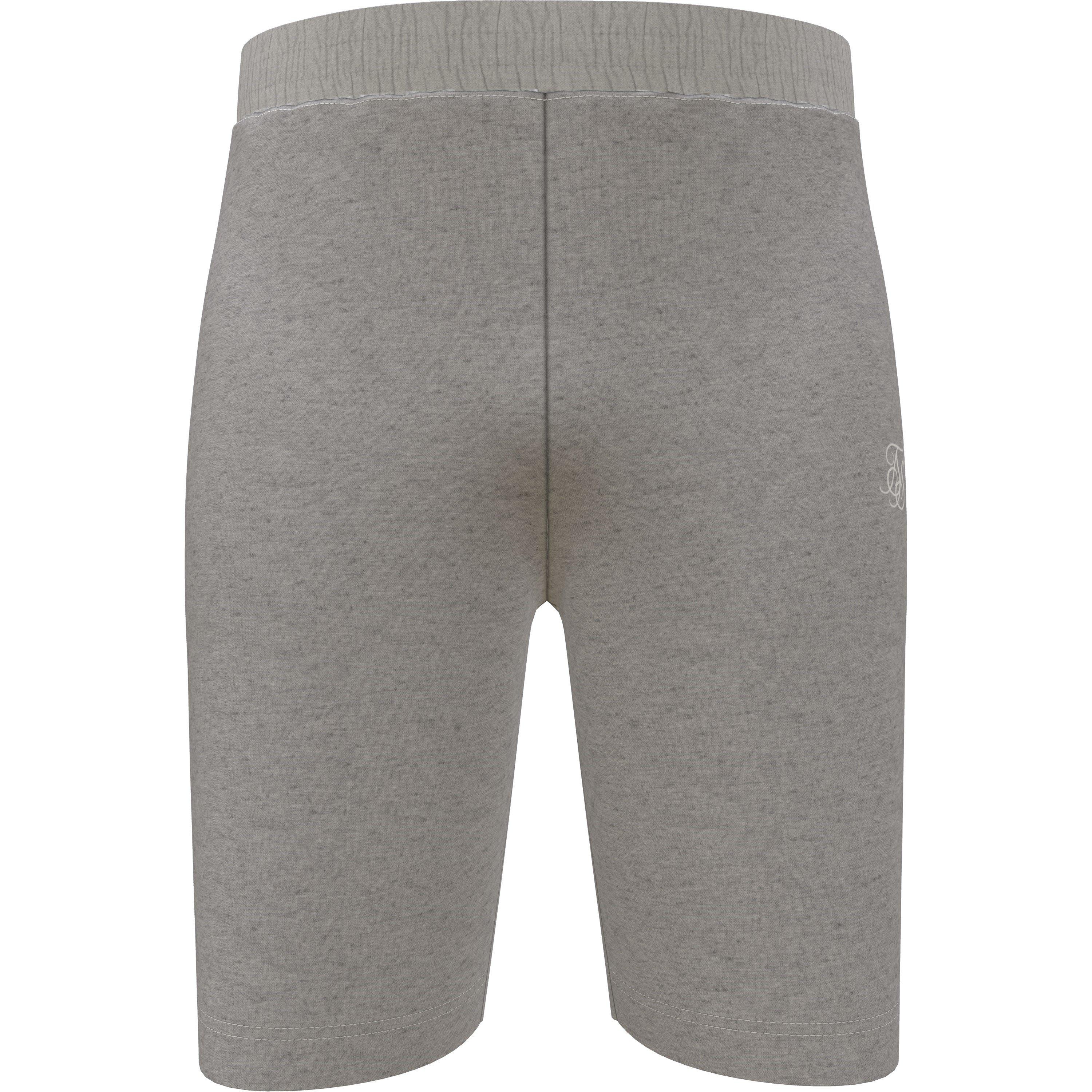 Grigio Marl - SikSilk - Men's Fleece Jogger Shorts - 1