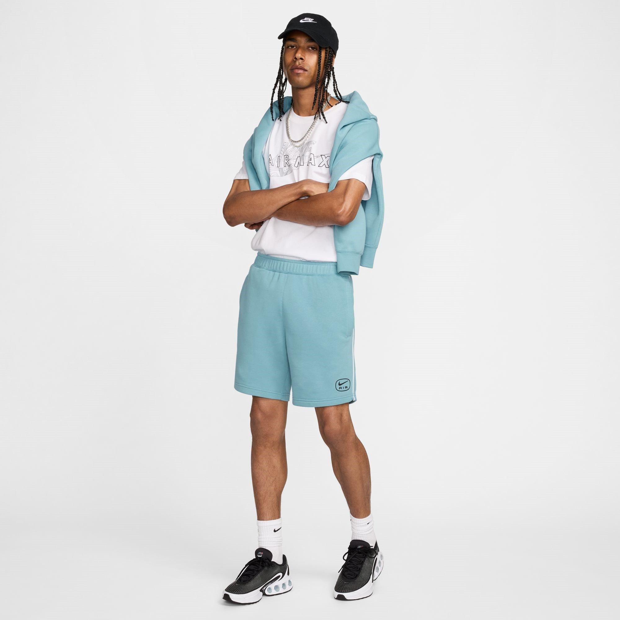 DenimBlue/Black - Nike - M Nsw Sw Air Short Ft Jogger Mens - 7