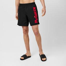 Alexander McQueen Graffiti Swim Shorts